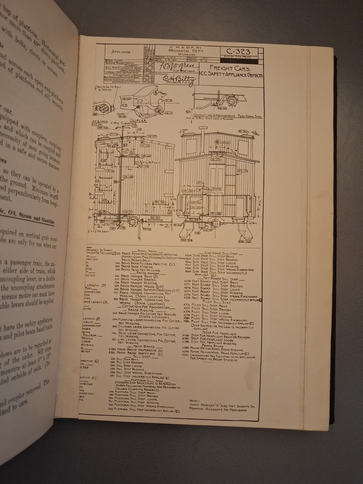 C M & St P Railway Co Chicago Milwaukee Paul Car Department Hand Book 1922