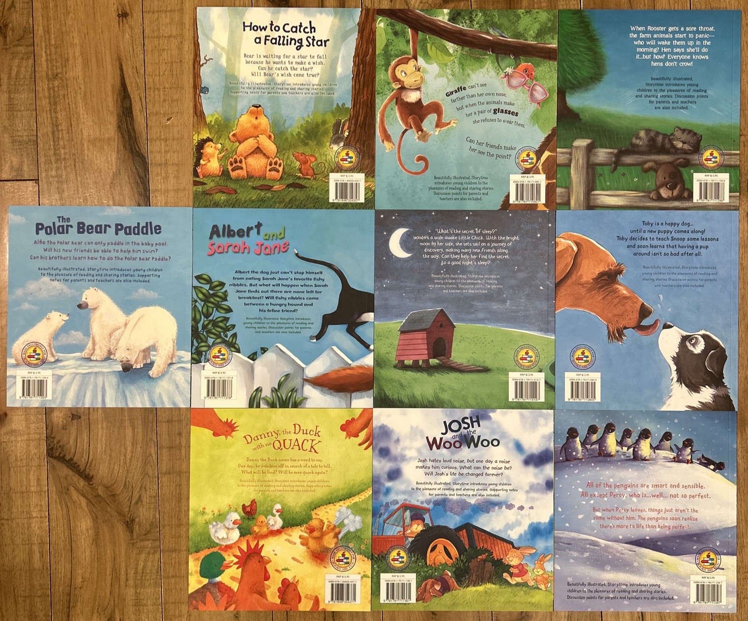 Lot of 10 Children’s Storytime Series Books Are Fun Easy-Read Picture Paperback