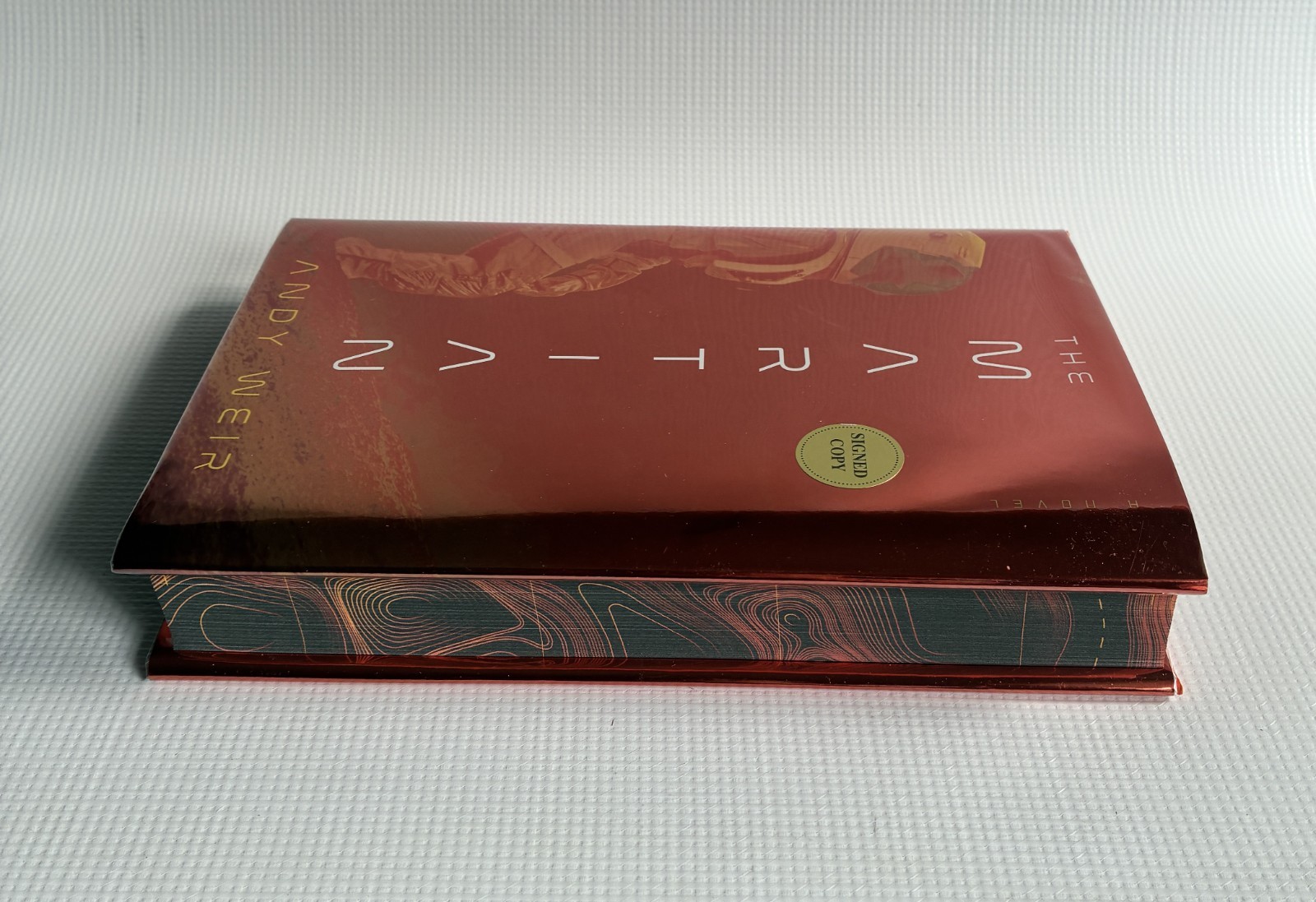 The Martian by Andy Weir SIGNED Deluxe Hardcover Edition, 1st Printing, New/Fine