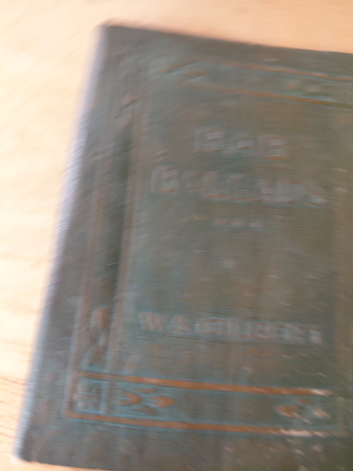 1921 Small Book Bab Ballads W.S. Gilbert Classic Literature NY Little Leather