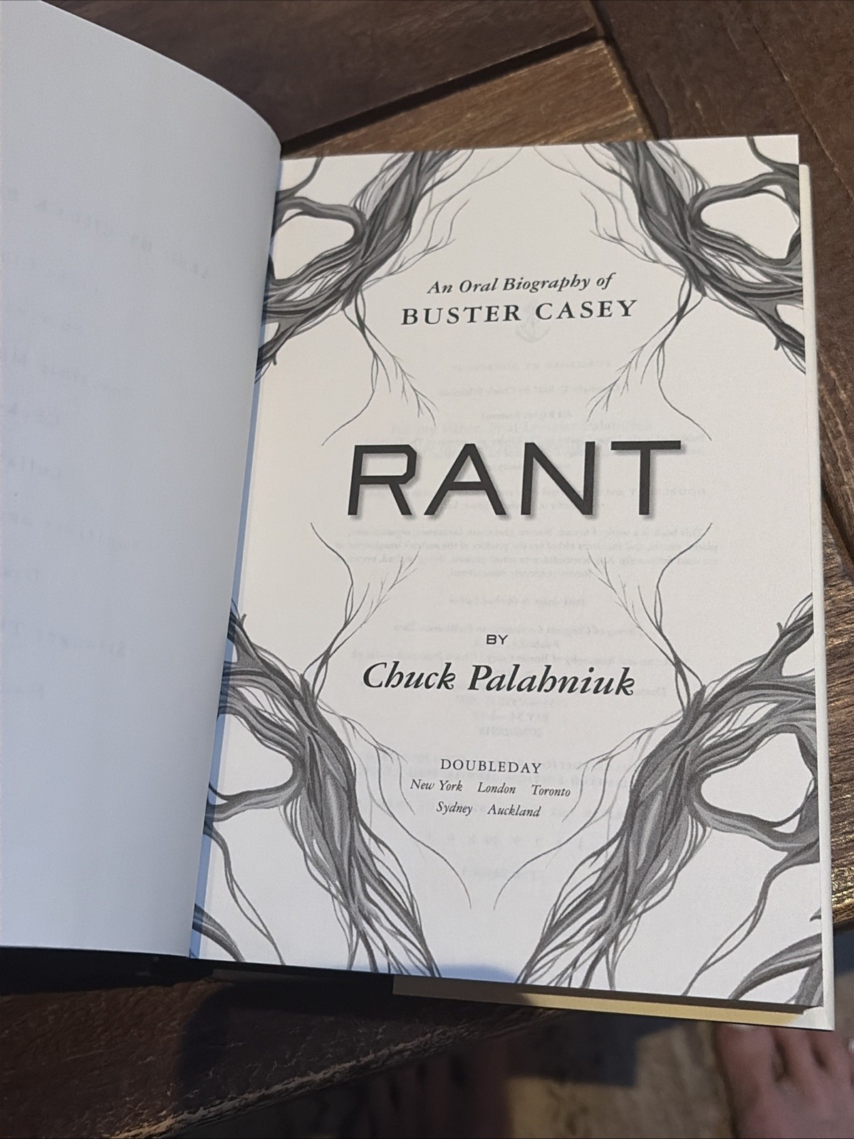 Rant by Chuck Palahniuk (2007, First Edition, Hardcover)