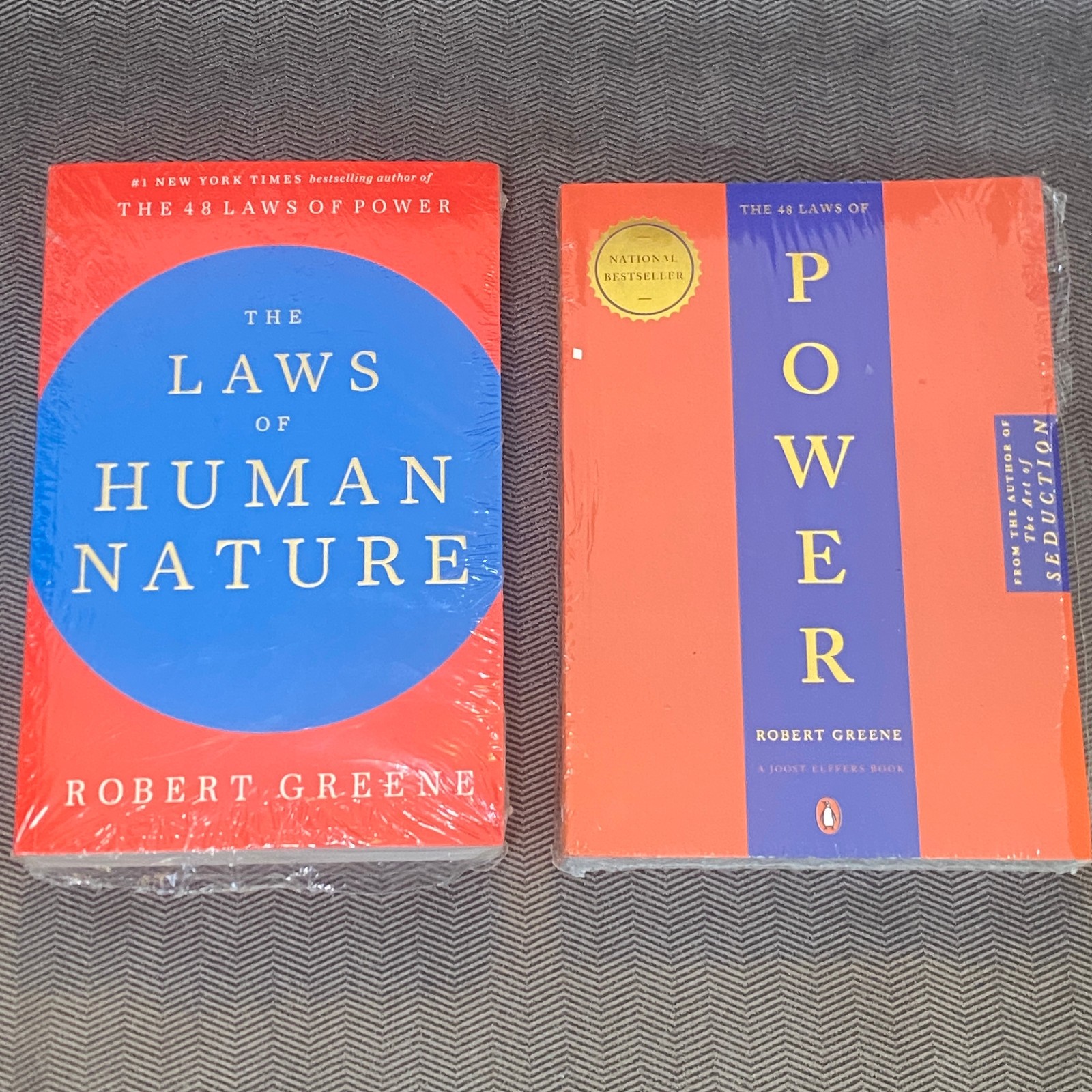 The 48 Laws Of Power + The Laws of Human Nature by Robert Greene ( Big Size )