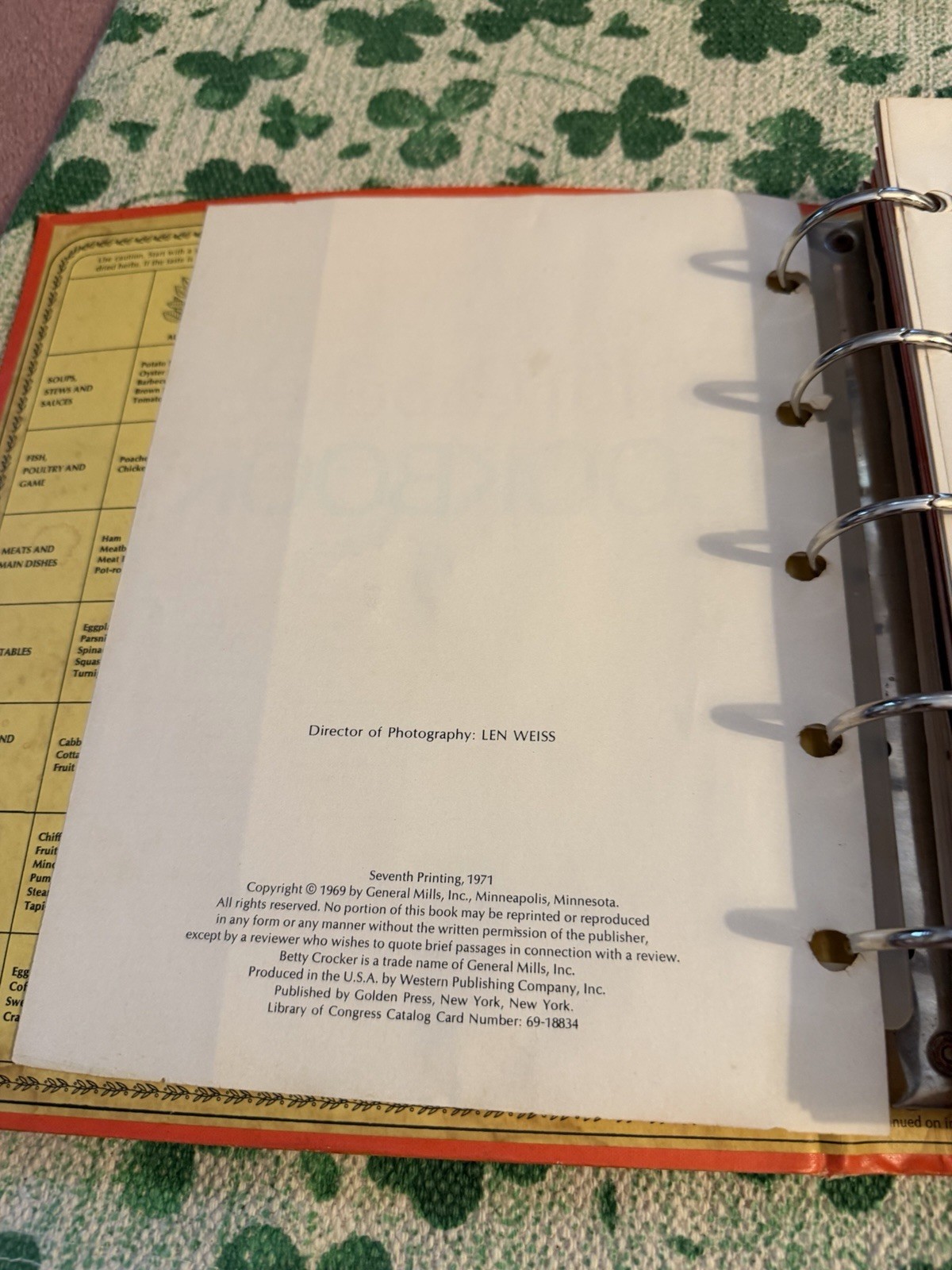 VTG Betty Crocker’s Cookbook Red Binder HC 1971 & 1973 Printings Lot 2