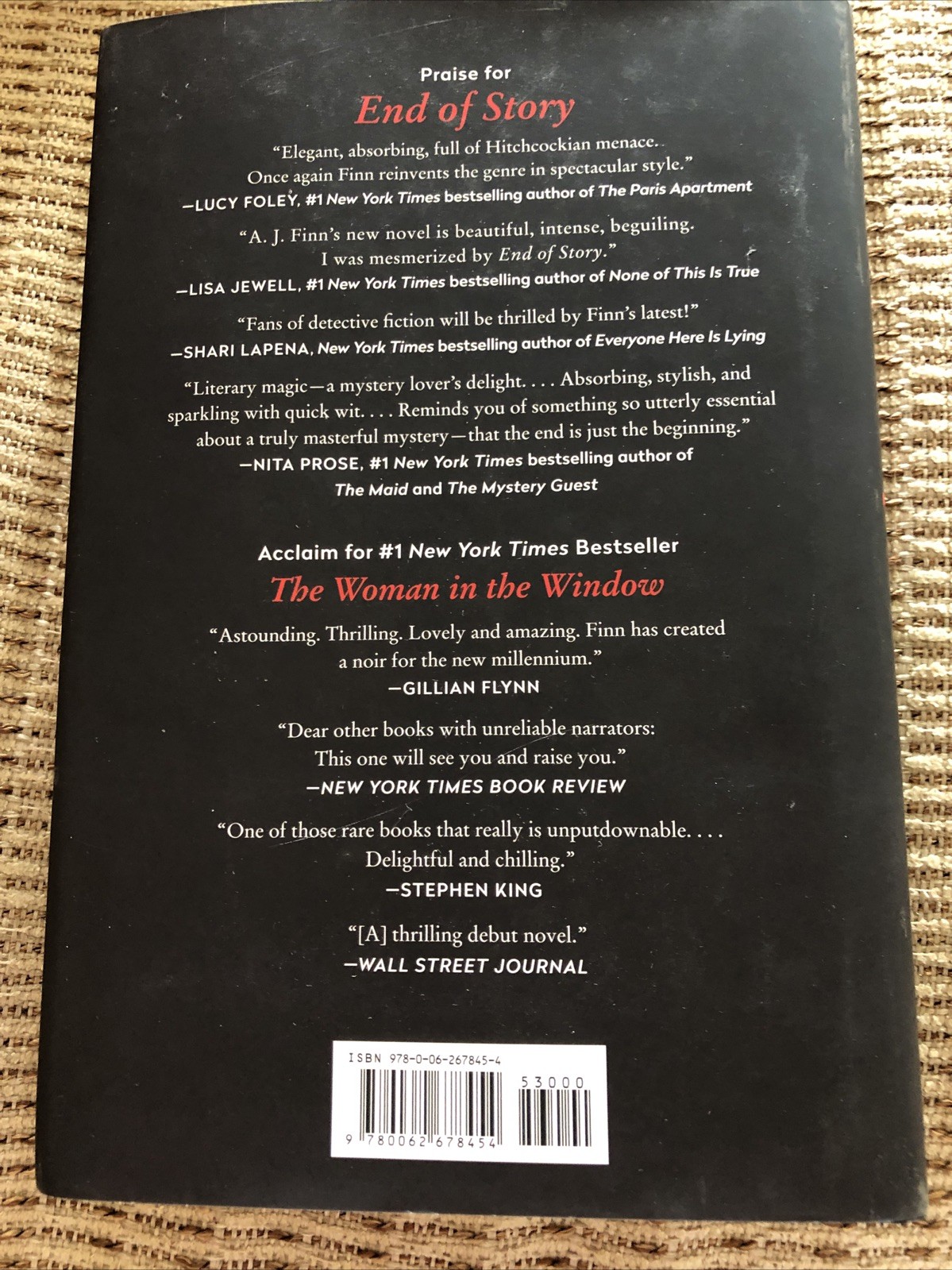 Book: End Of Story By A.J. Finn