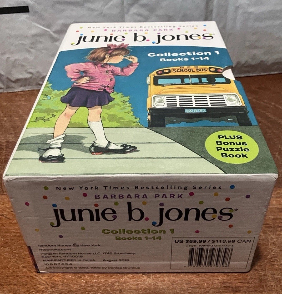 👧 JUNIE B. JONES Puzzle BOX SET CHAPTER BOOKS #1-14 BY BARBARA PARK AGES 6-9