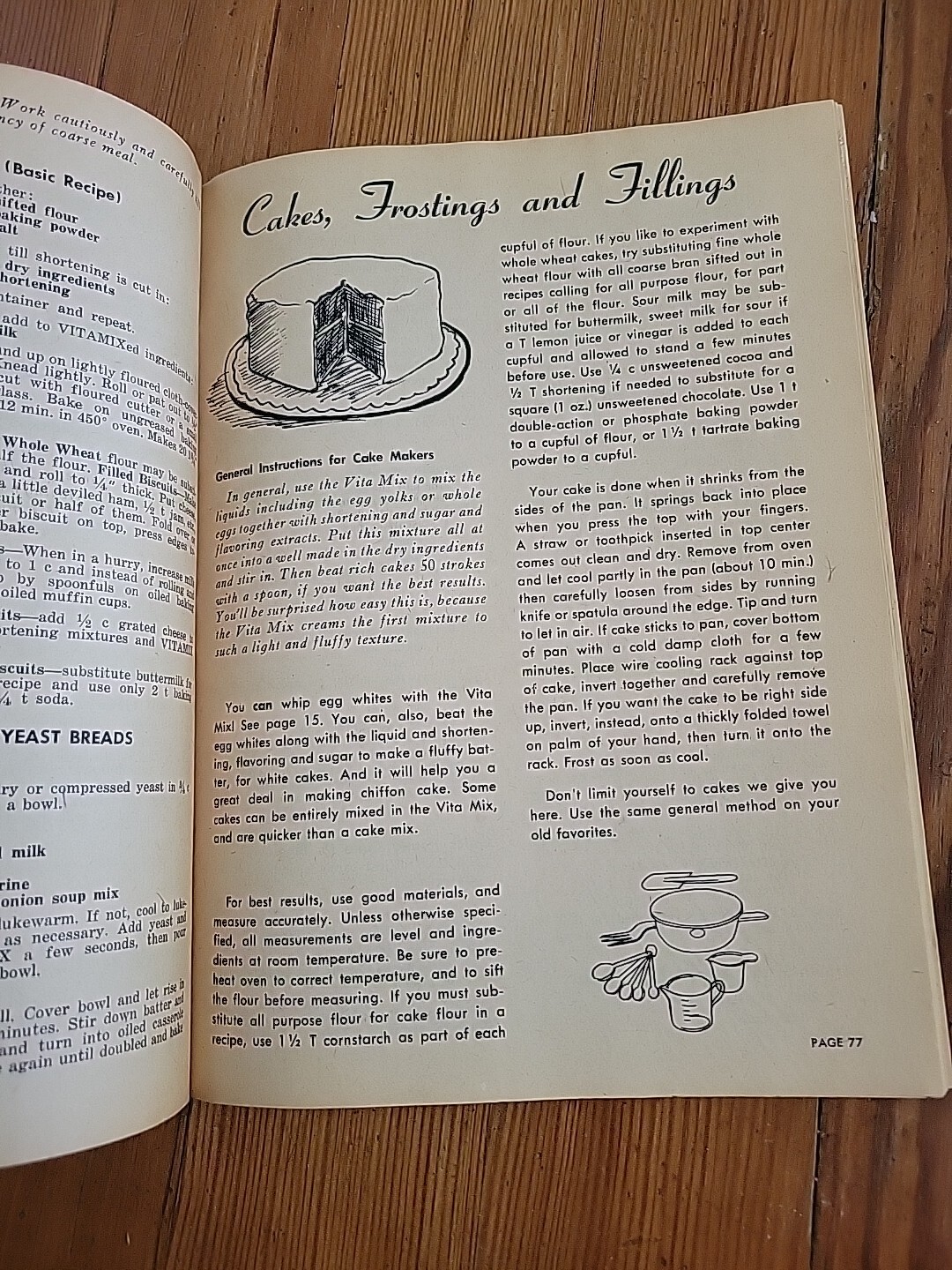 1974 Vita Mix Recipes Instructions Blade Reversal Ruth Barnard Vintage Cookbook