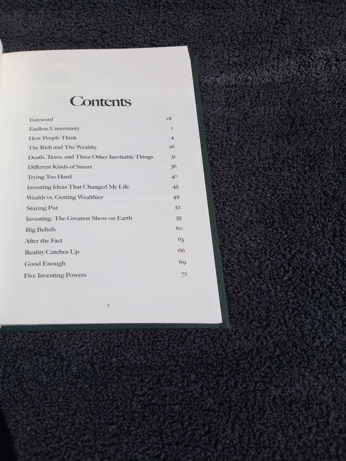 Little Rules About Big Things Collection of Essays Morgan Housel Investing VG
