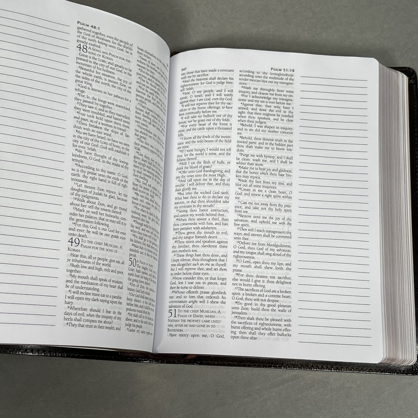 Like NEW KJV Journaling Bible Bonded Leather Edition Barbour Headings Summaries