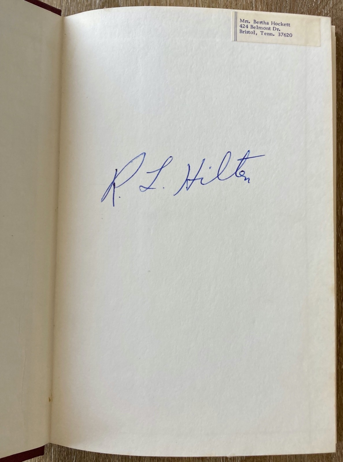 The Hiwassee Story Robert L. Hilten 1970 Hardcover w/ Dust Jacket Signed