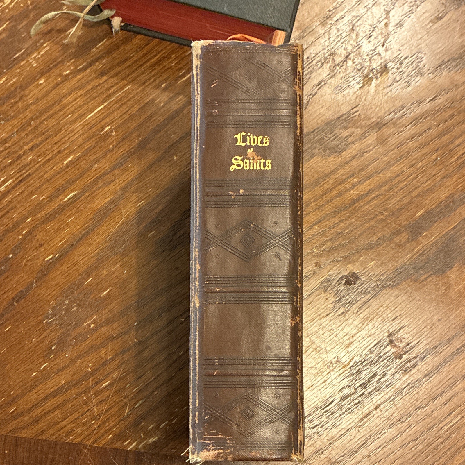 Lives of Saints Illustrated HC 1954 Inscribed vintage Catholic lit