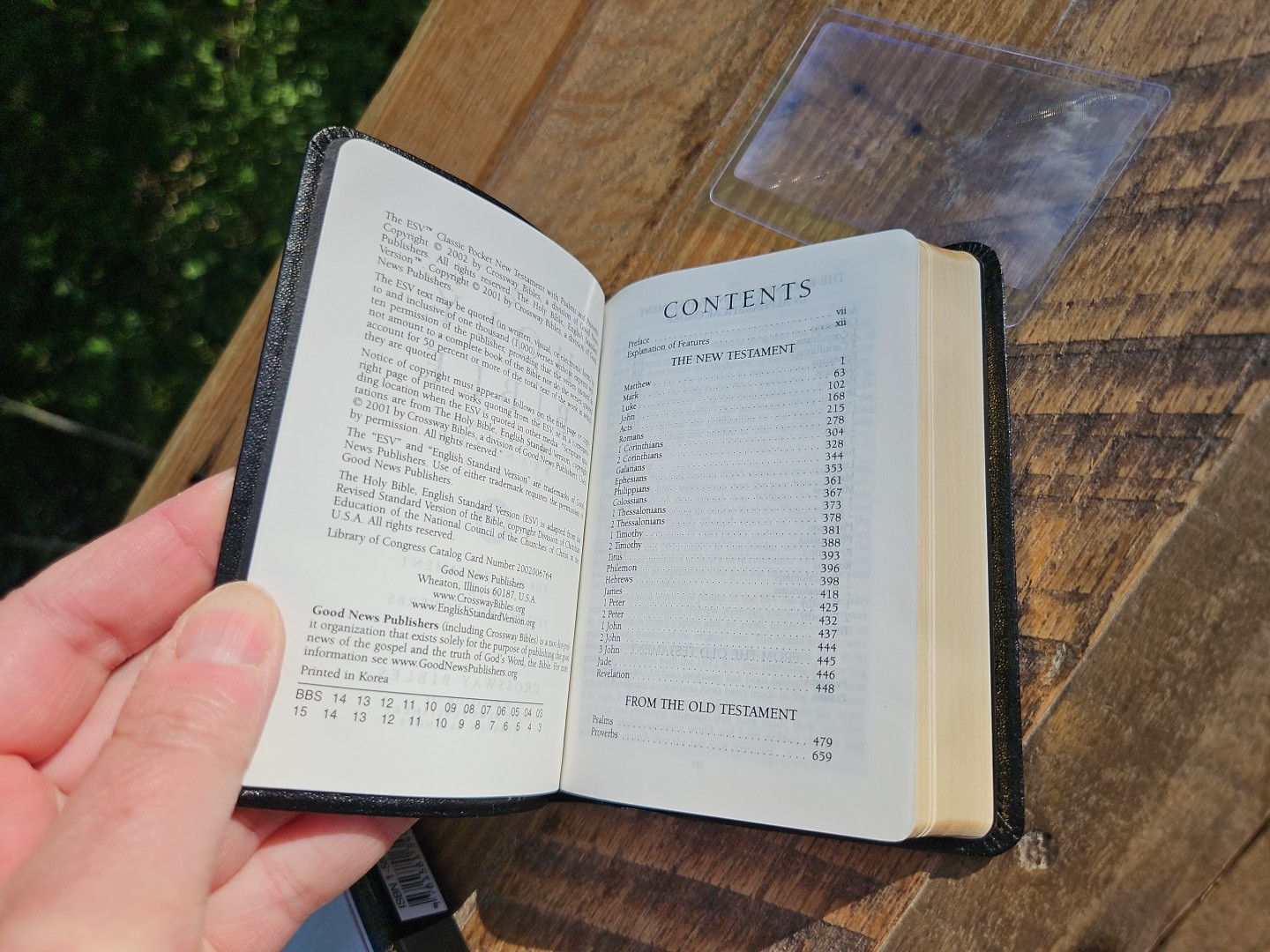 RARE! LNIB! 2001 ESV Text NT with Psalms & Proverbs Genuine Leather RED LETTER