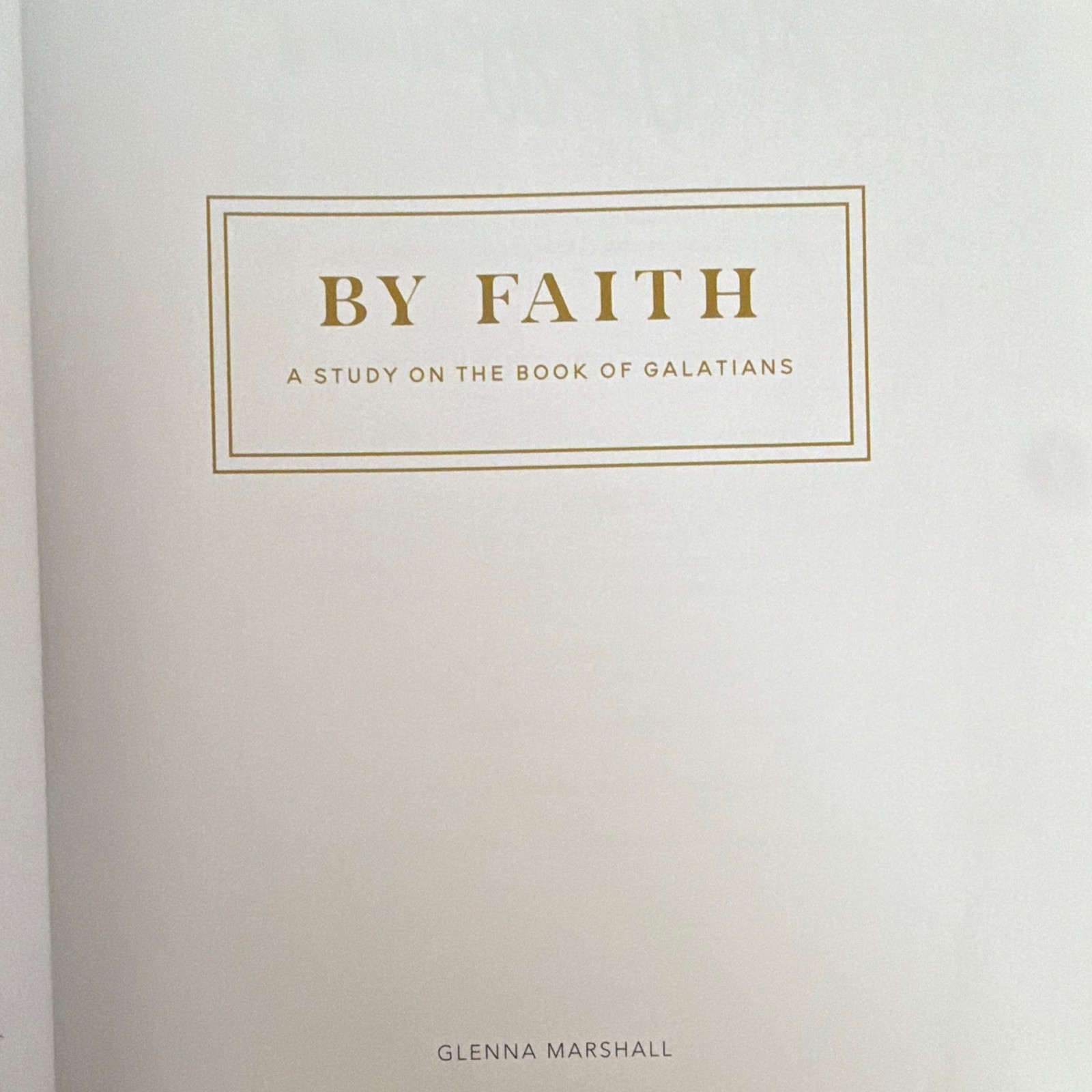 The Daily Grace Co. By Faith Galatians Study Guide Glenna Marshall PB 2019