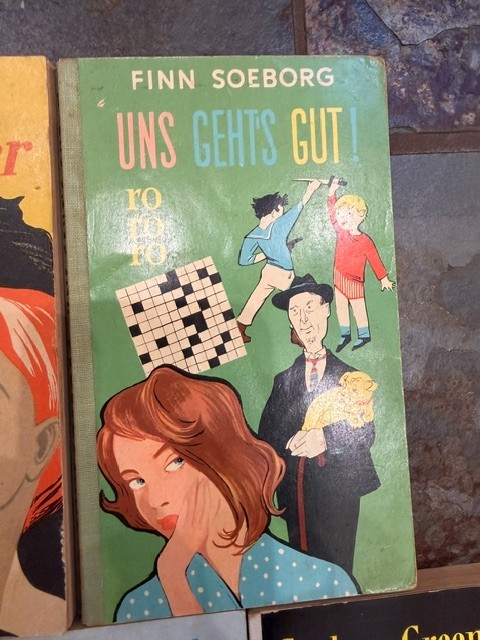 10 German Language PB Rowohlt RORORO GERMAN PB 1950’s Very Good Condition