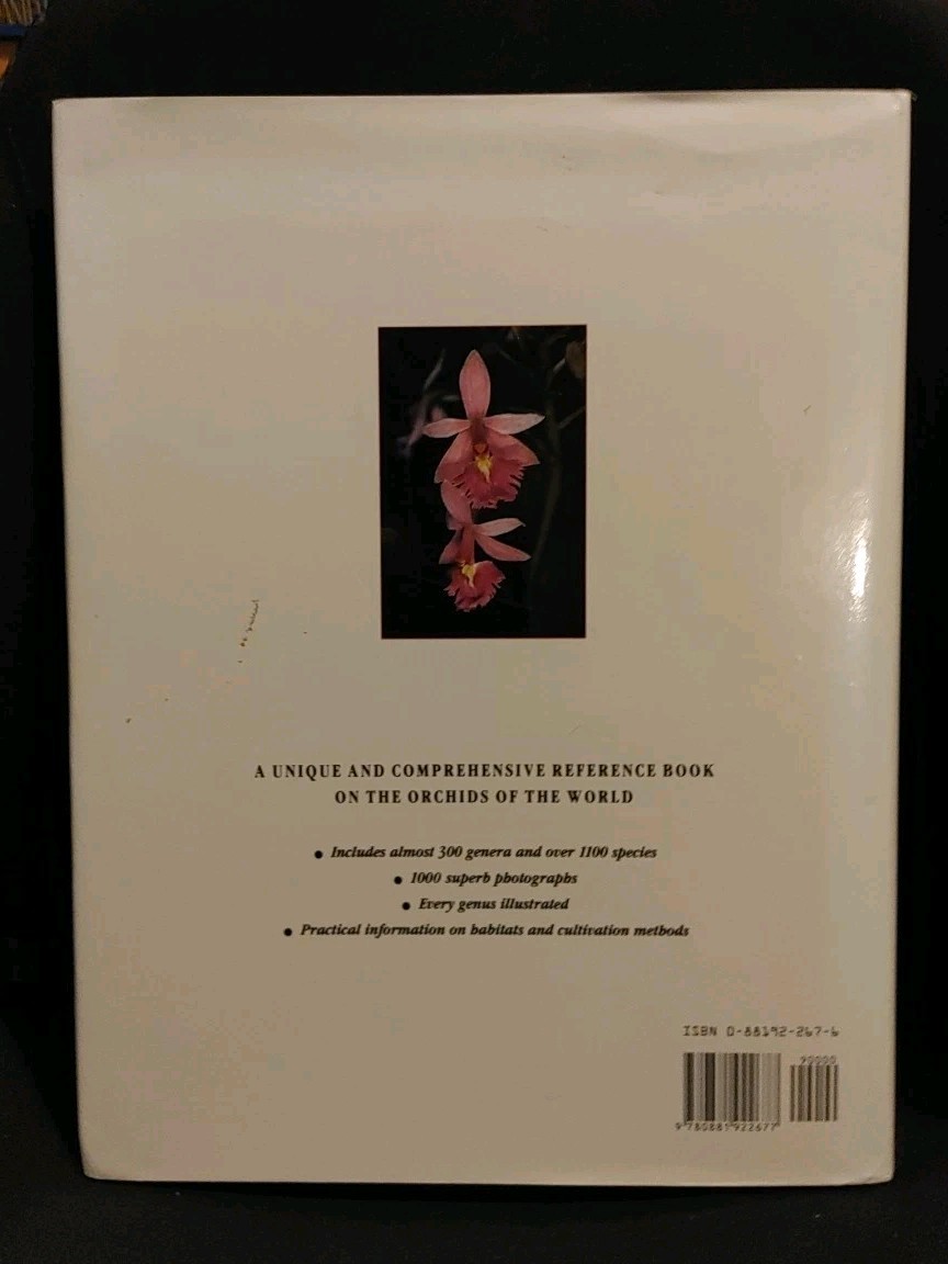 Illustrated Encyclopedia BOOK Orchids Hardcover Pridgeon Flowers CARE GROWING