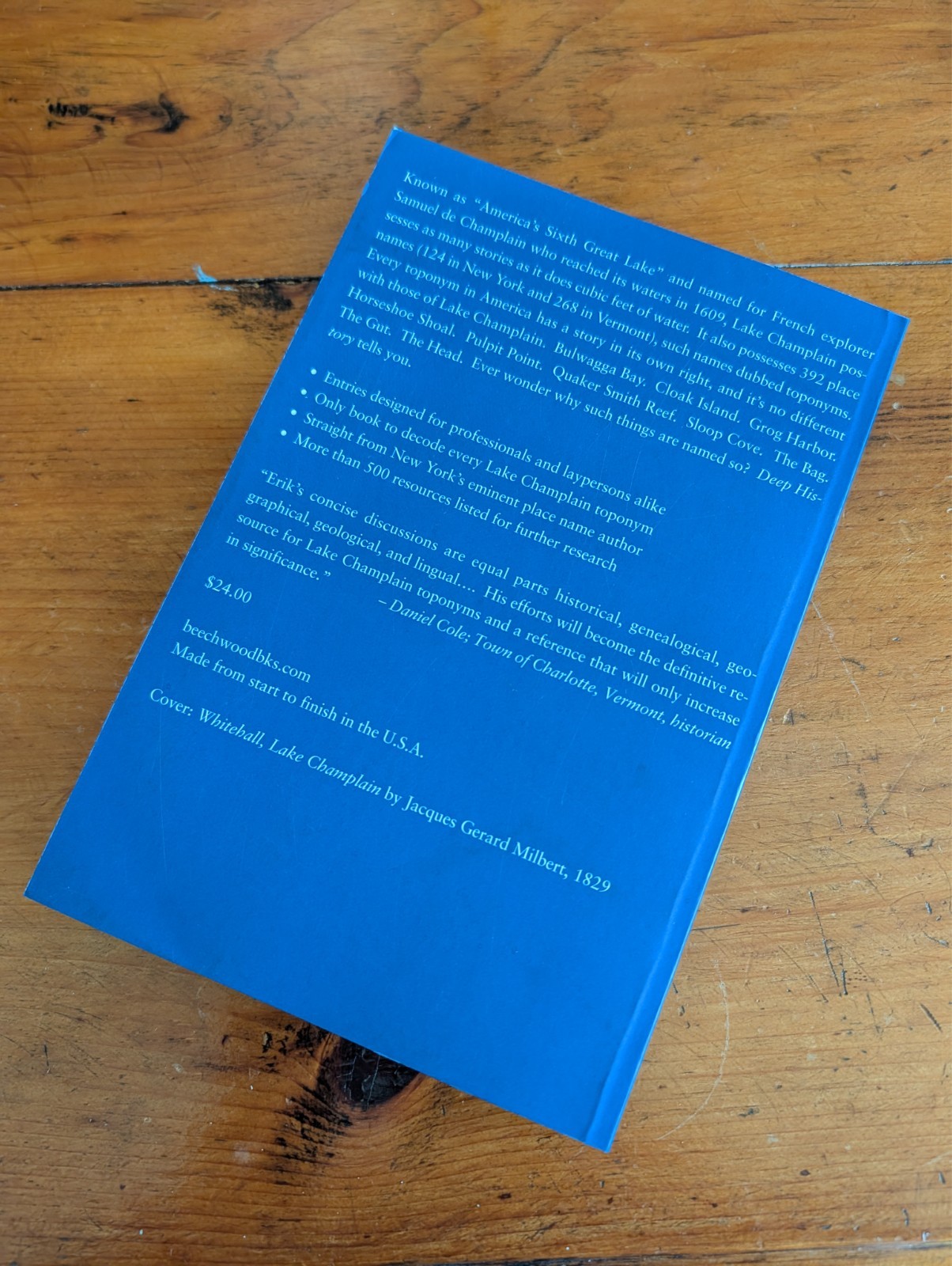 Signed „Deep History,“ Limited Edition, Lake Champlain, New York State History