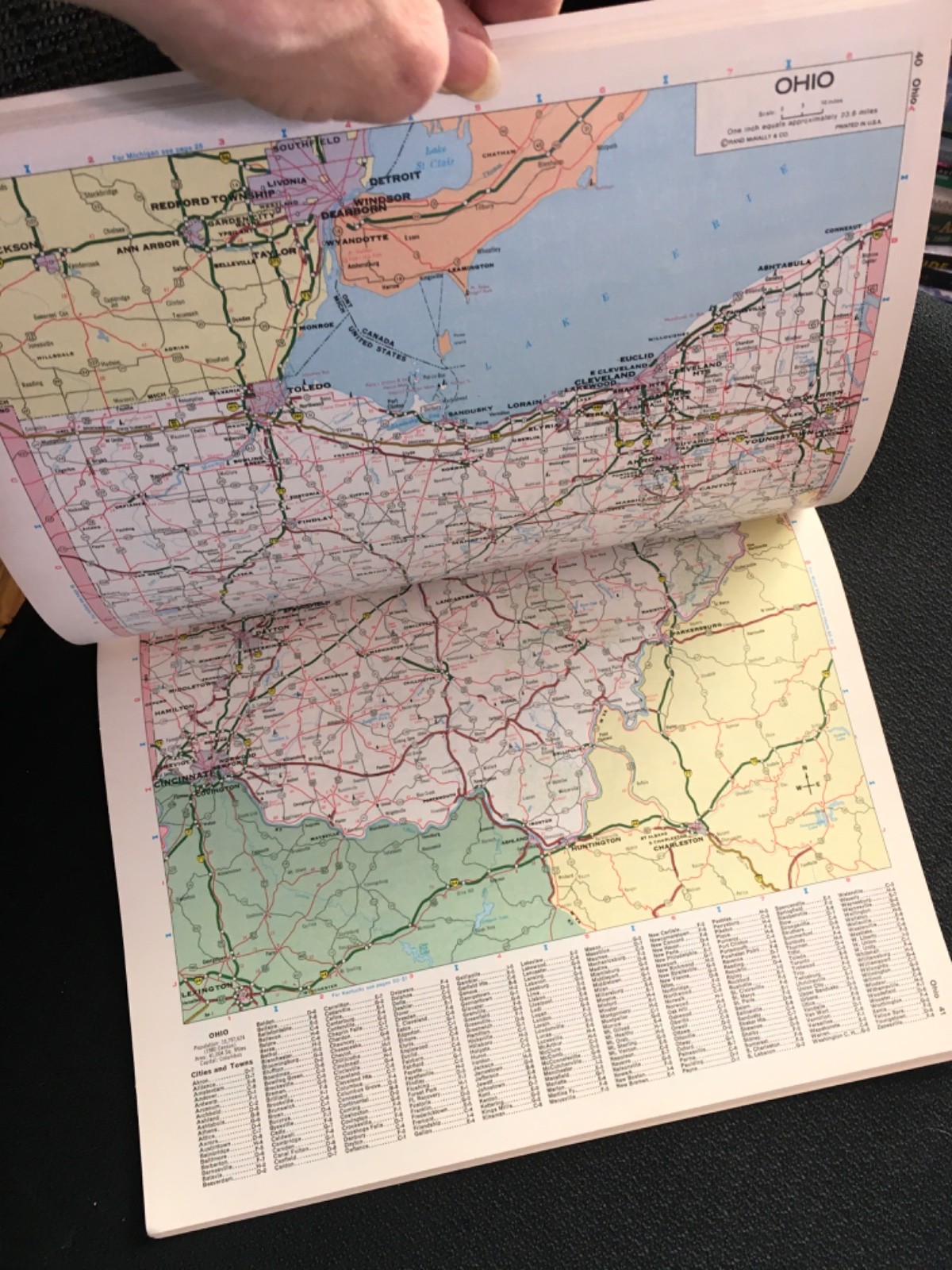 RAND MCNALLY Road Atlas and Travel Guide US United States Canada Mexico Kelloggs
