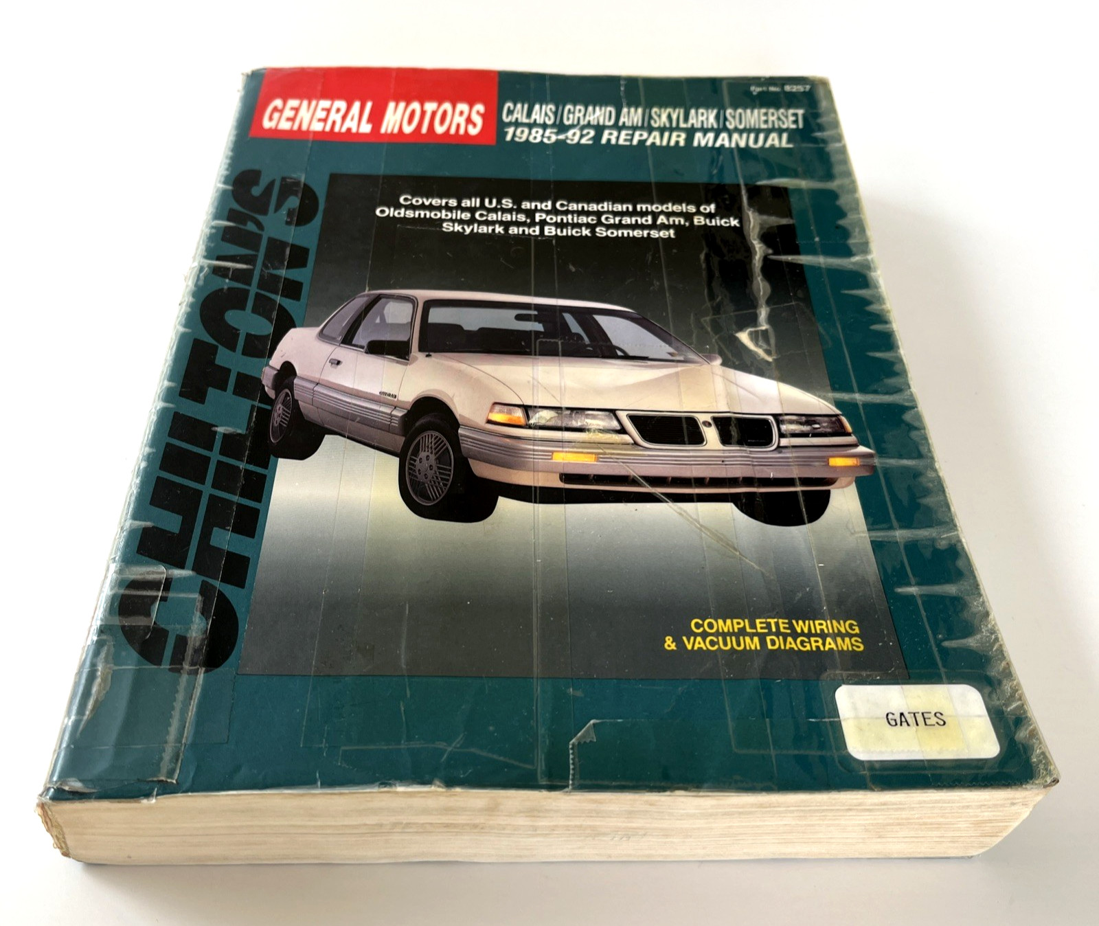 Chilton’s General Motors 1985-922 Repair Manual Pontiac Chilton Grand Am Ex-Lib