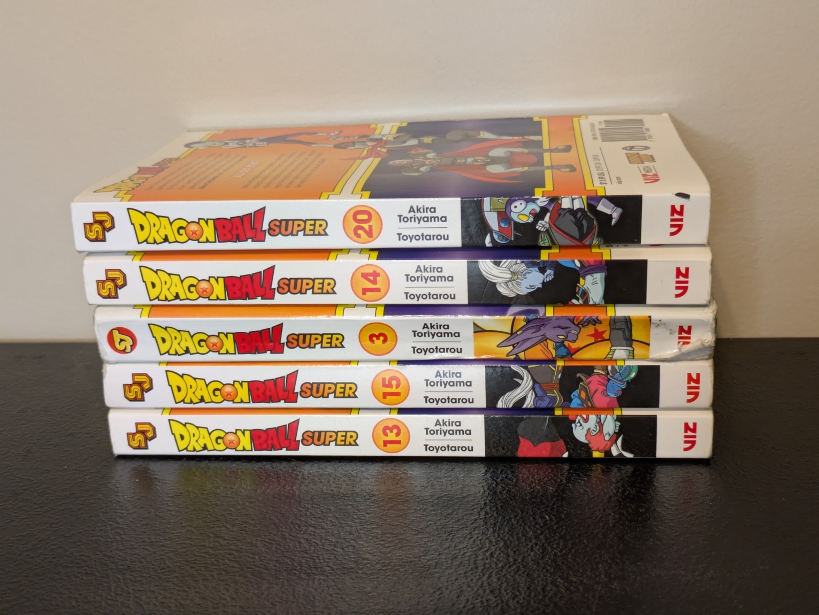 Dragonball Super Manga Series Volumes 3 13 14 15 20 Set by Akira Toriyama
