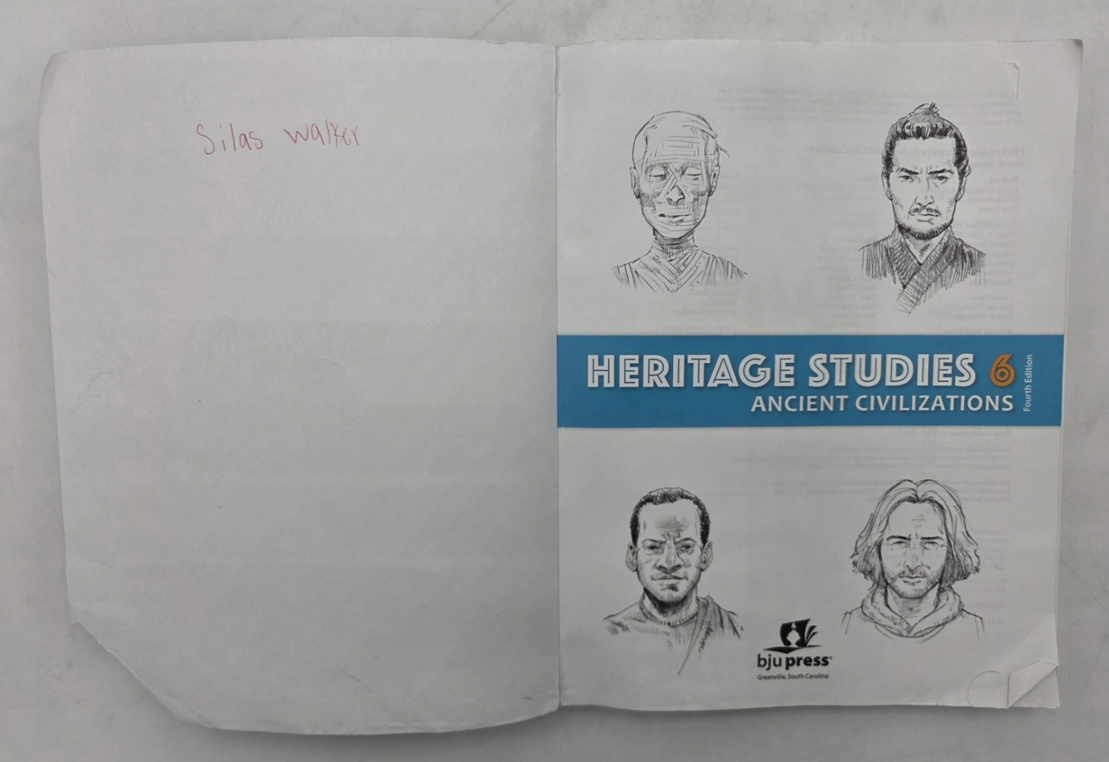 Heritage Studies 6 Ancient Civilizations BJU Press #520007 Student Text 4th PB