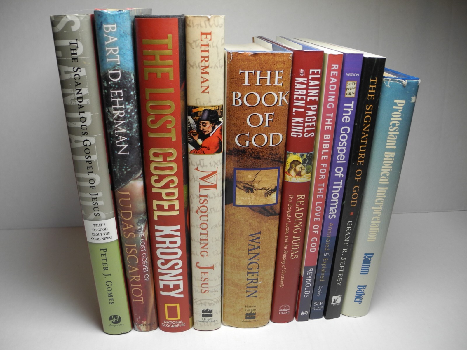 Bible Studies Book Lot Old New Testament Mystical Jesus Christ Lost Gospel Judas
