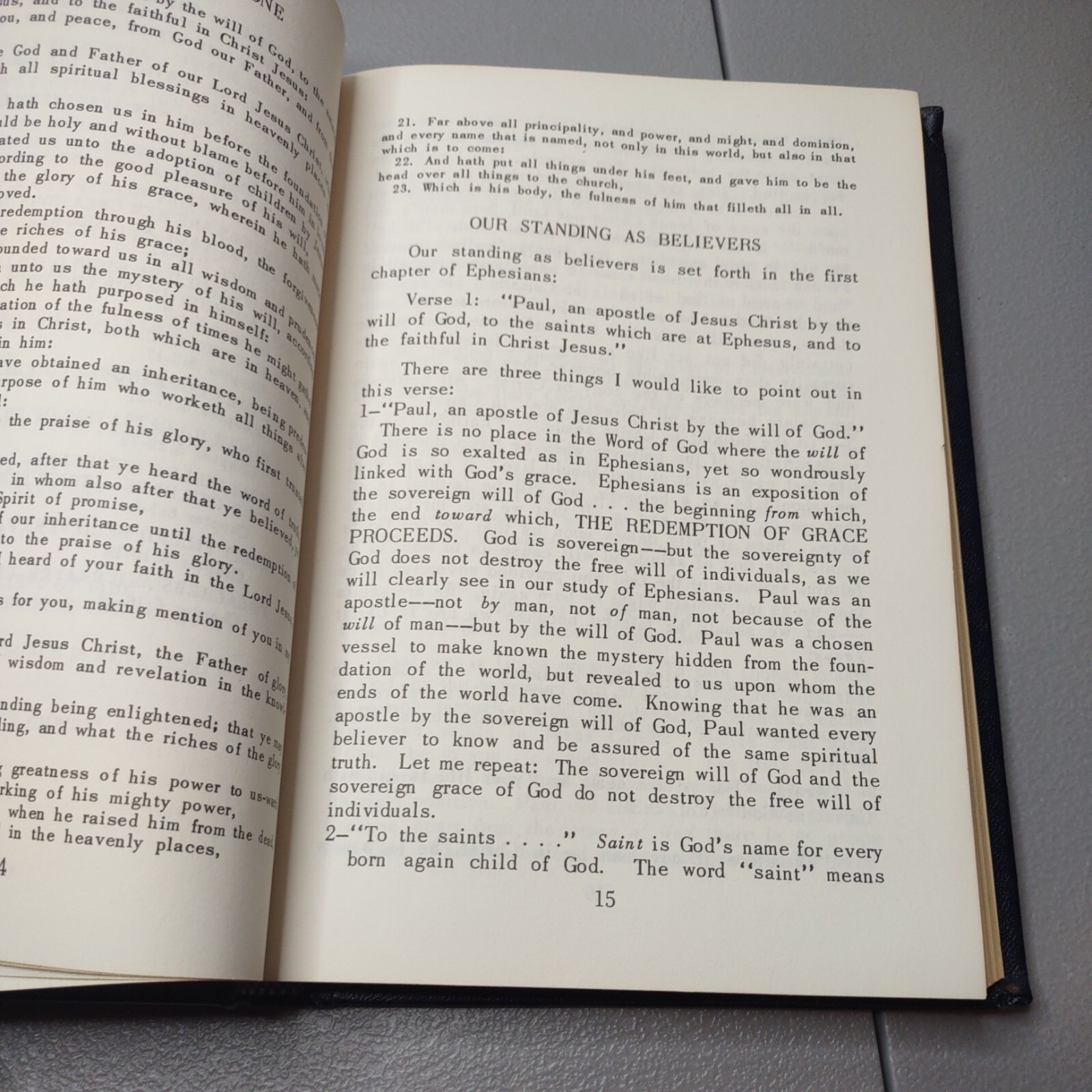 The Epistle of Paul the Apostle to the Ephesians by Oliver B Greene Vintage Book