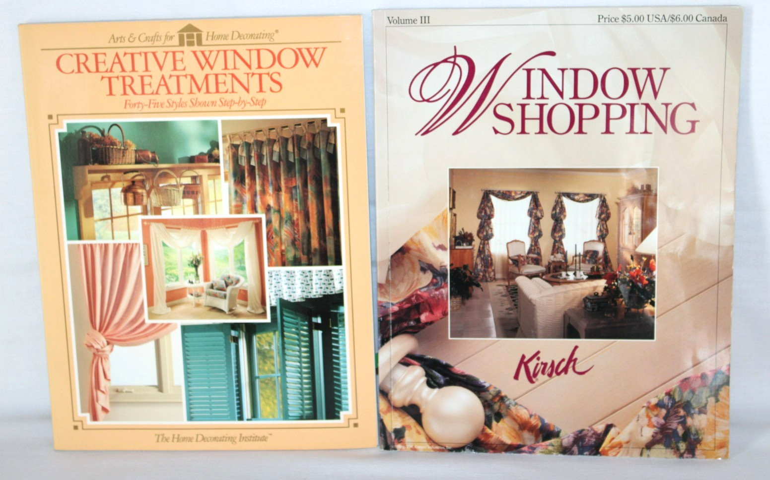 Creative Window Treatments Book Guide Curtains/Drapes + Window Shopping Kirsch
