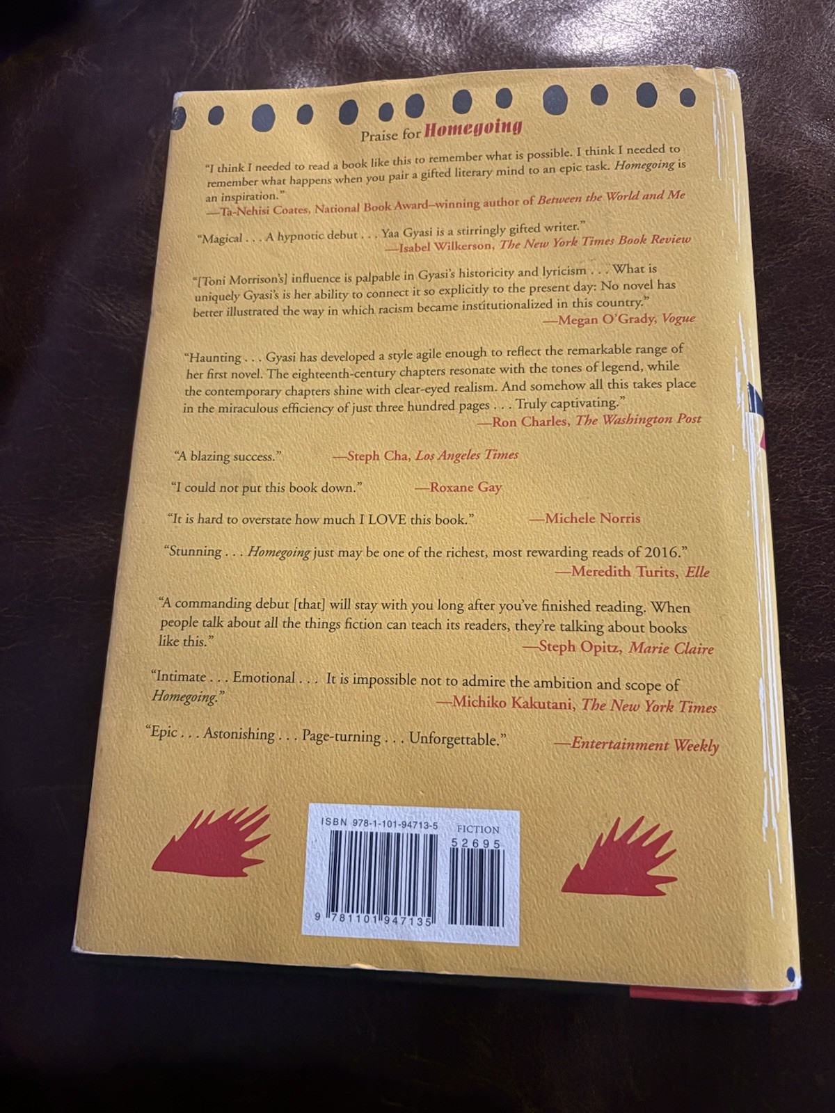 Yaa Gyasi SIGNED Homegoing 2016 Knopf HC DJ AUTOGRAPHED