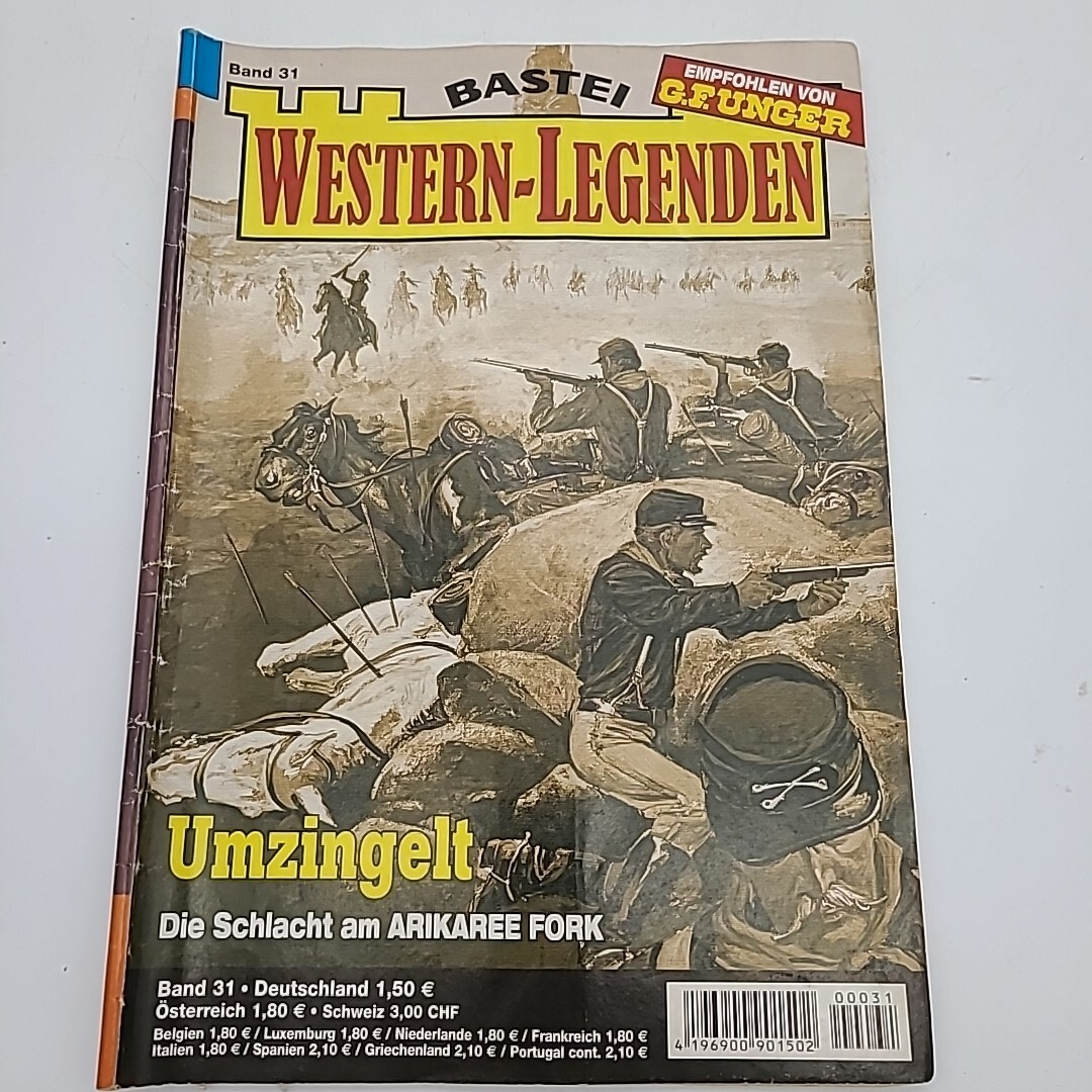 BASTEI Western-Legenden 7 Western Pulp Fiction German Booklets Books Band 24++