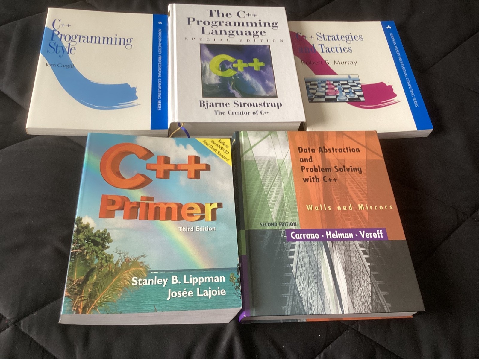 Addison Wesley Lot of 5 Books C++