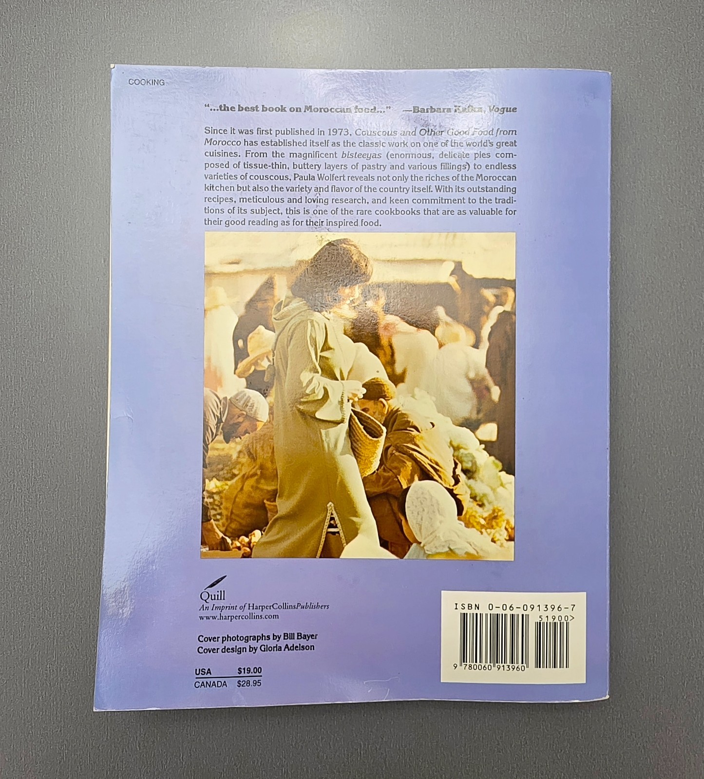 Couscous and Other Good Food From Morocco Paula Wolfert Cookbook PB 2001