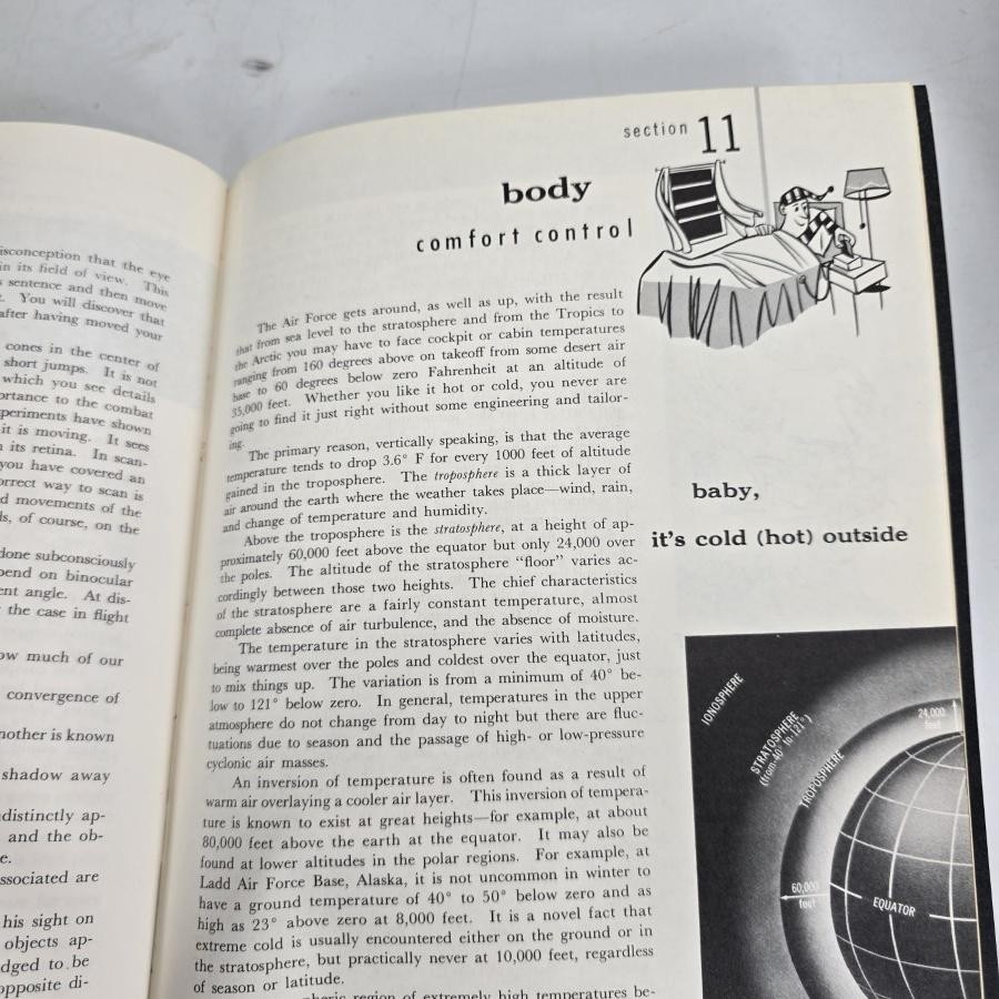 Your Body In Flight Thomas D White Air Force Pamphlet 160-10-3 1961 Book Vintage