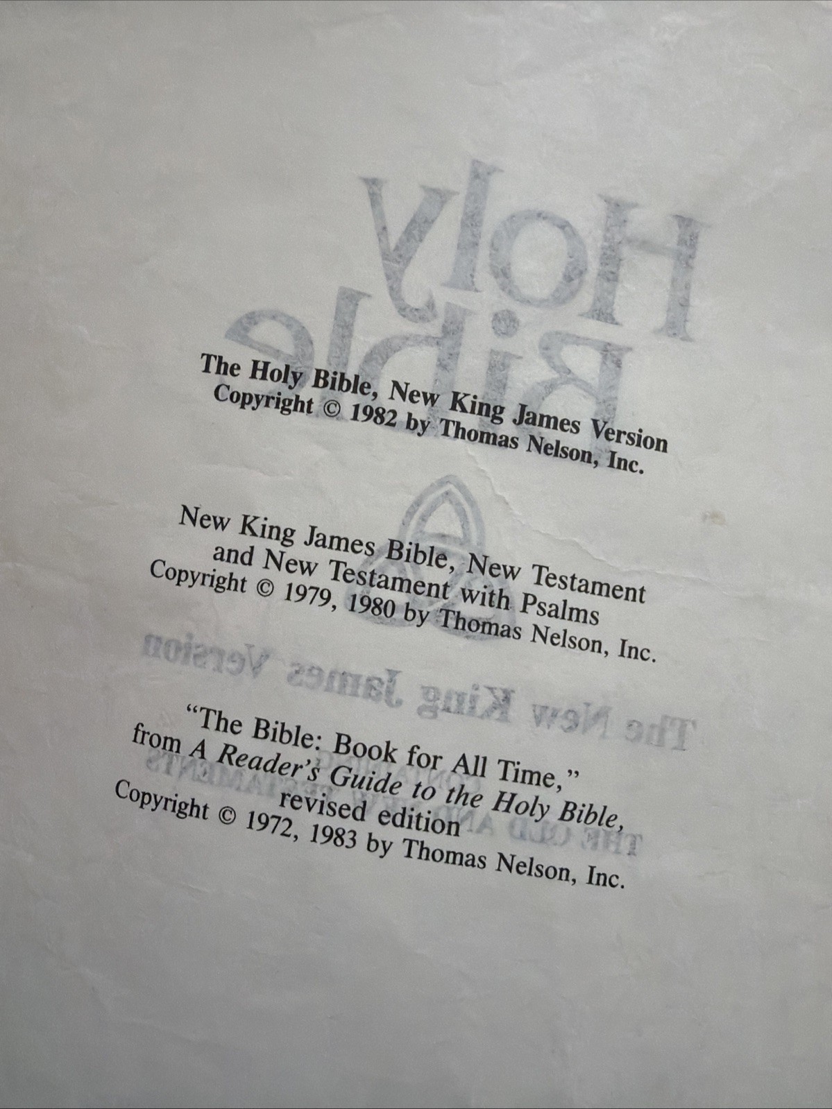 Holy Bible Dictionary Concordance Words Of Christ In Red KJV Nelson Red Cover