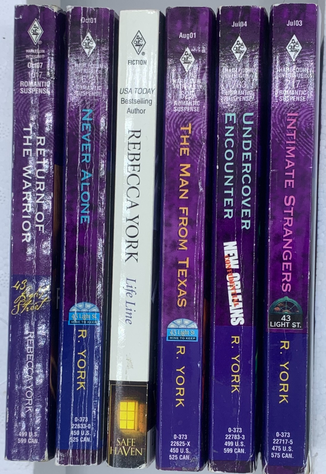 Breathtaking Romantic Suspense by Rebecca York Six Paperback