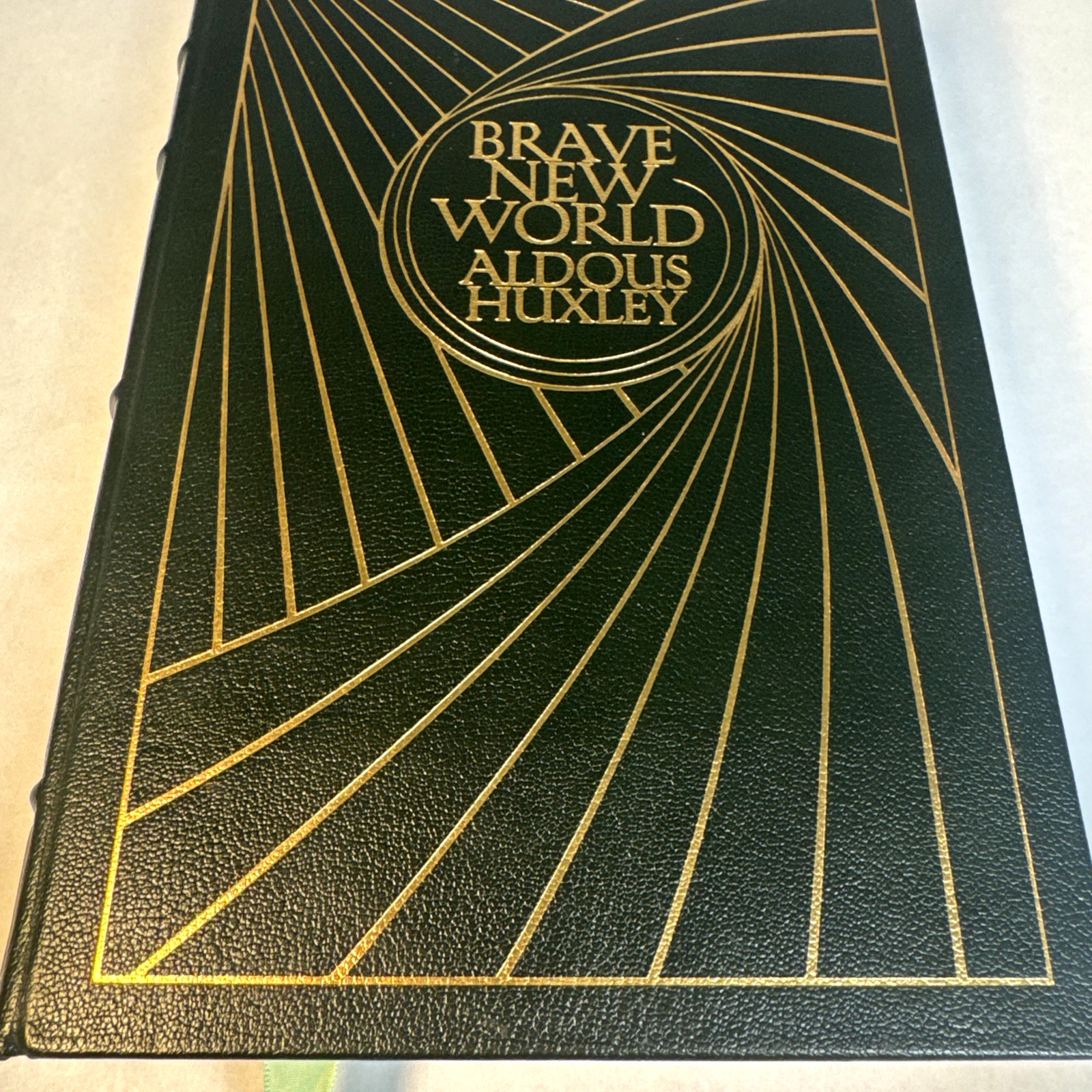 Brave New World by Aldous Huxley 1978 Hardcover, Easton Press, Sweet Inscription