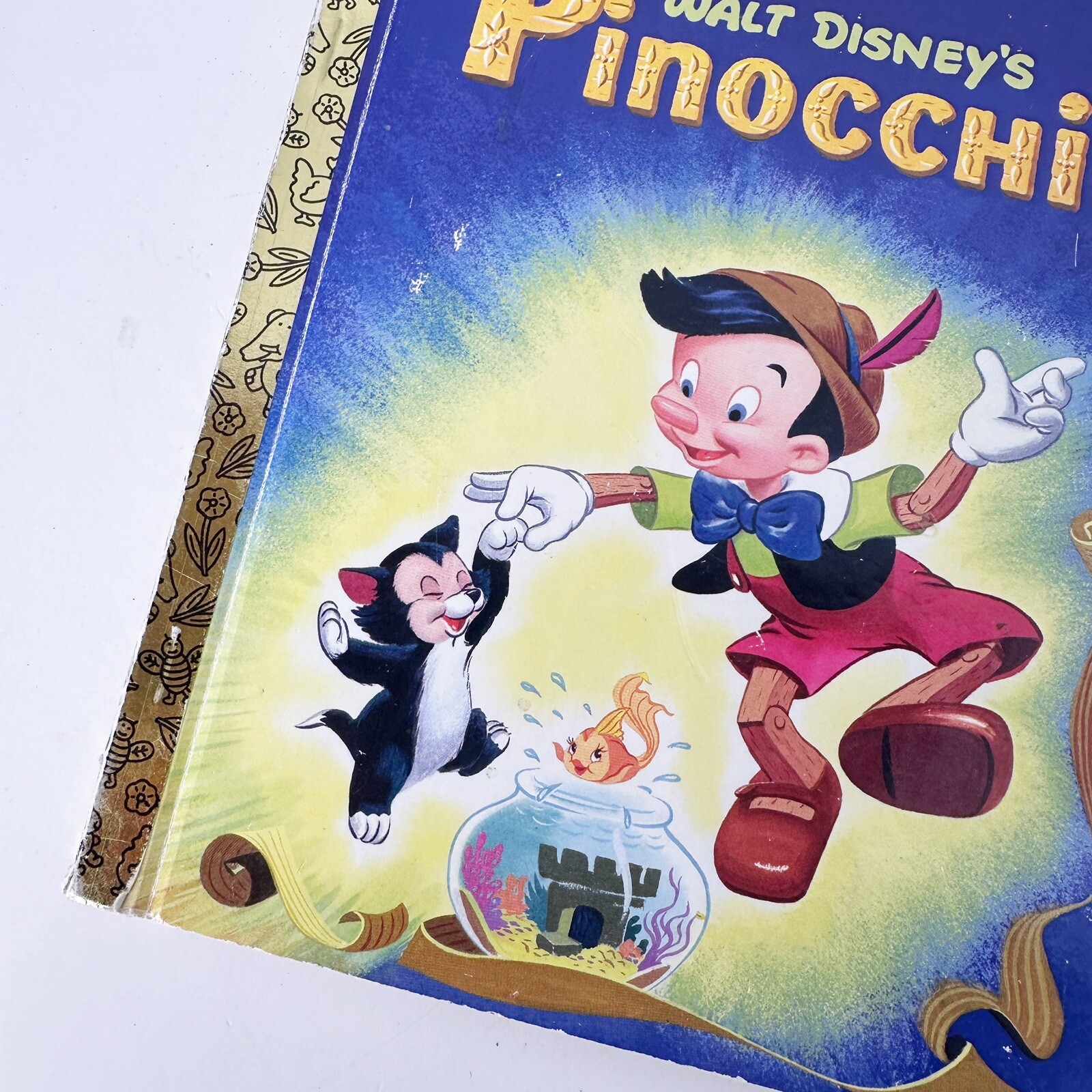 Vintage 1953 Walt Disney’s Pinocchio A Little Golden Book