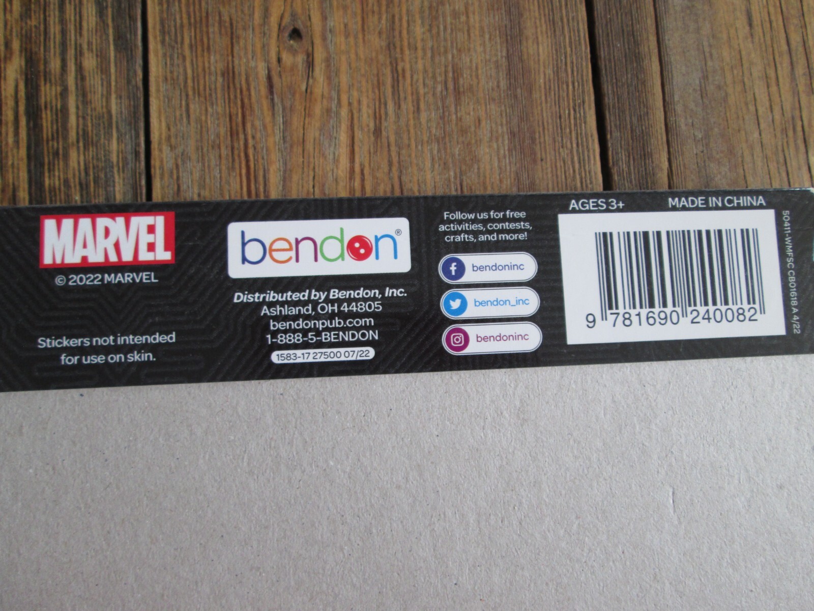 NEW Black Panther Wakanda Forever Create-a-Scene Book Bendon Sticker Coloring