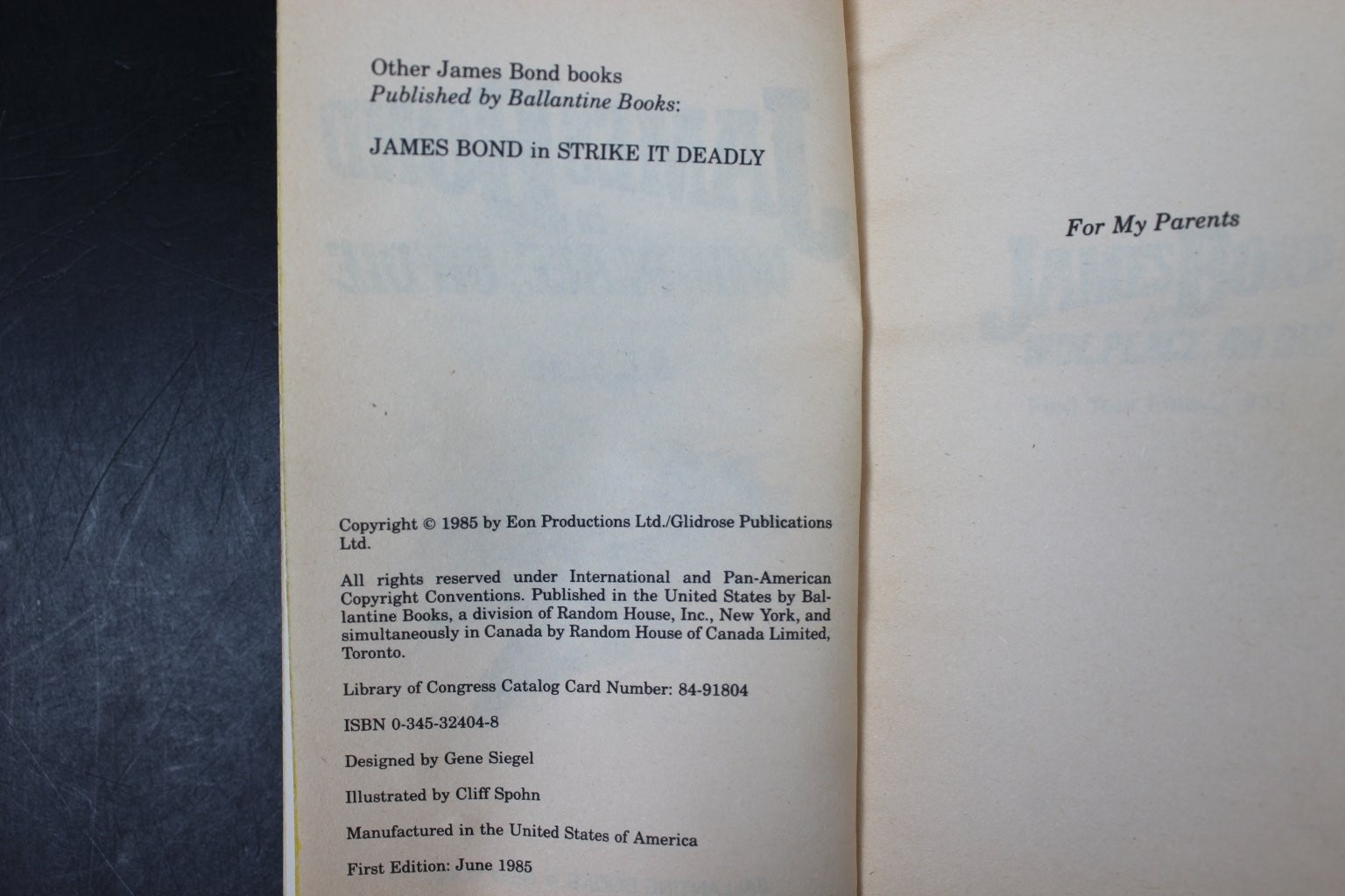 James Bond: Win, Place, or Die R.L. Stine 1985 Find Your Fate #11 Ballantine PB