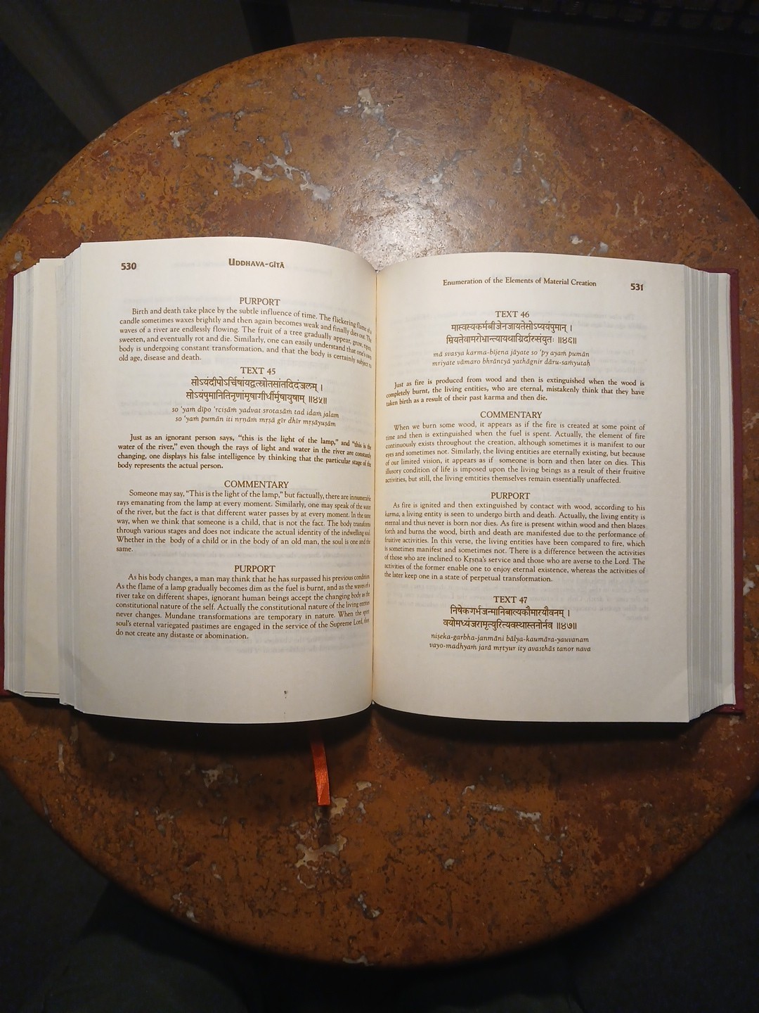 The UDDHAVA GITA, Original Sanskrit Text, Roman Transliteration And Translation
