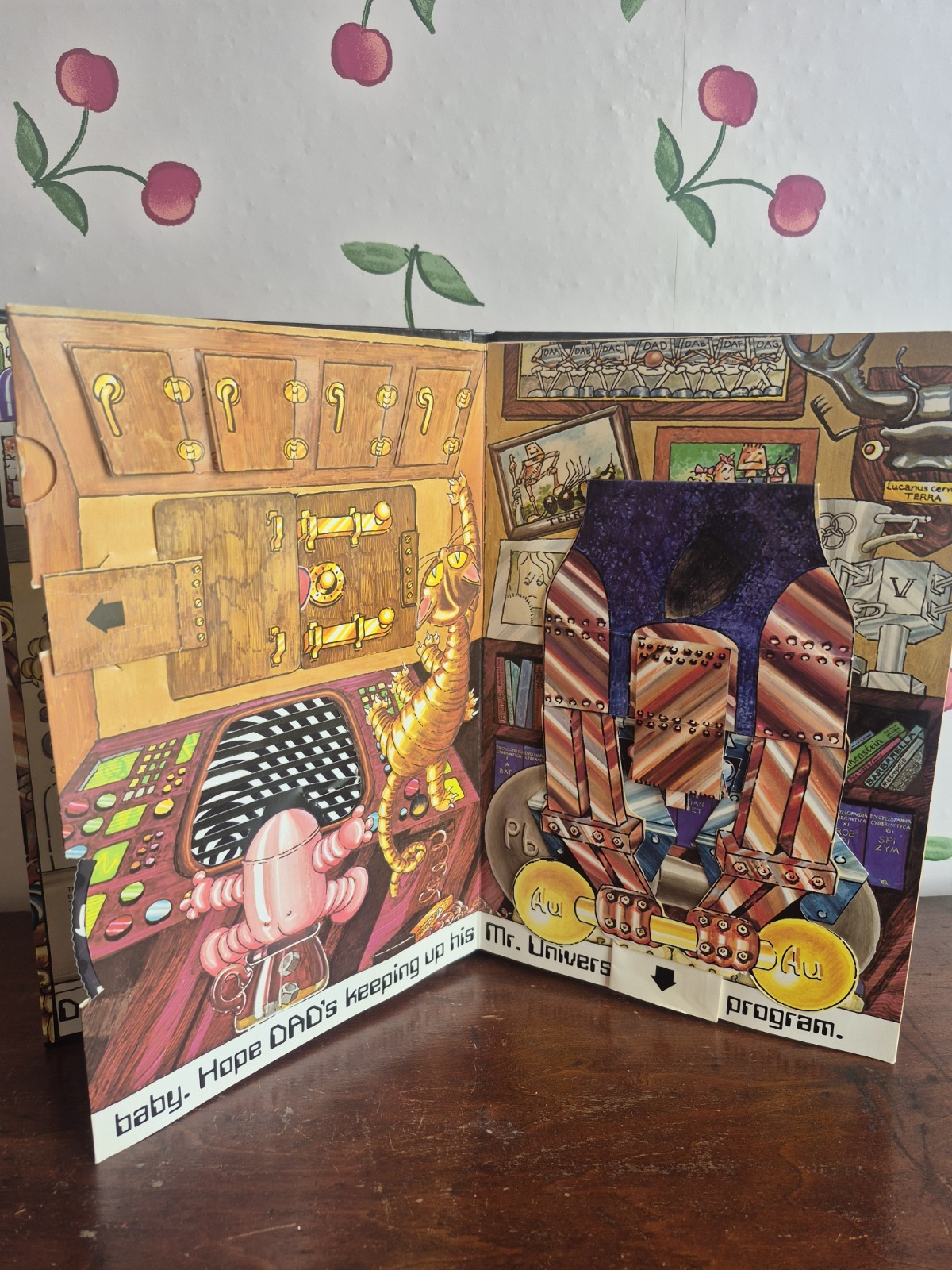 PAIR Jan Pienkowski Vtg Hardcover Pop-up Books Haunted House 1979, Robot 1981