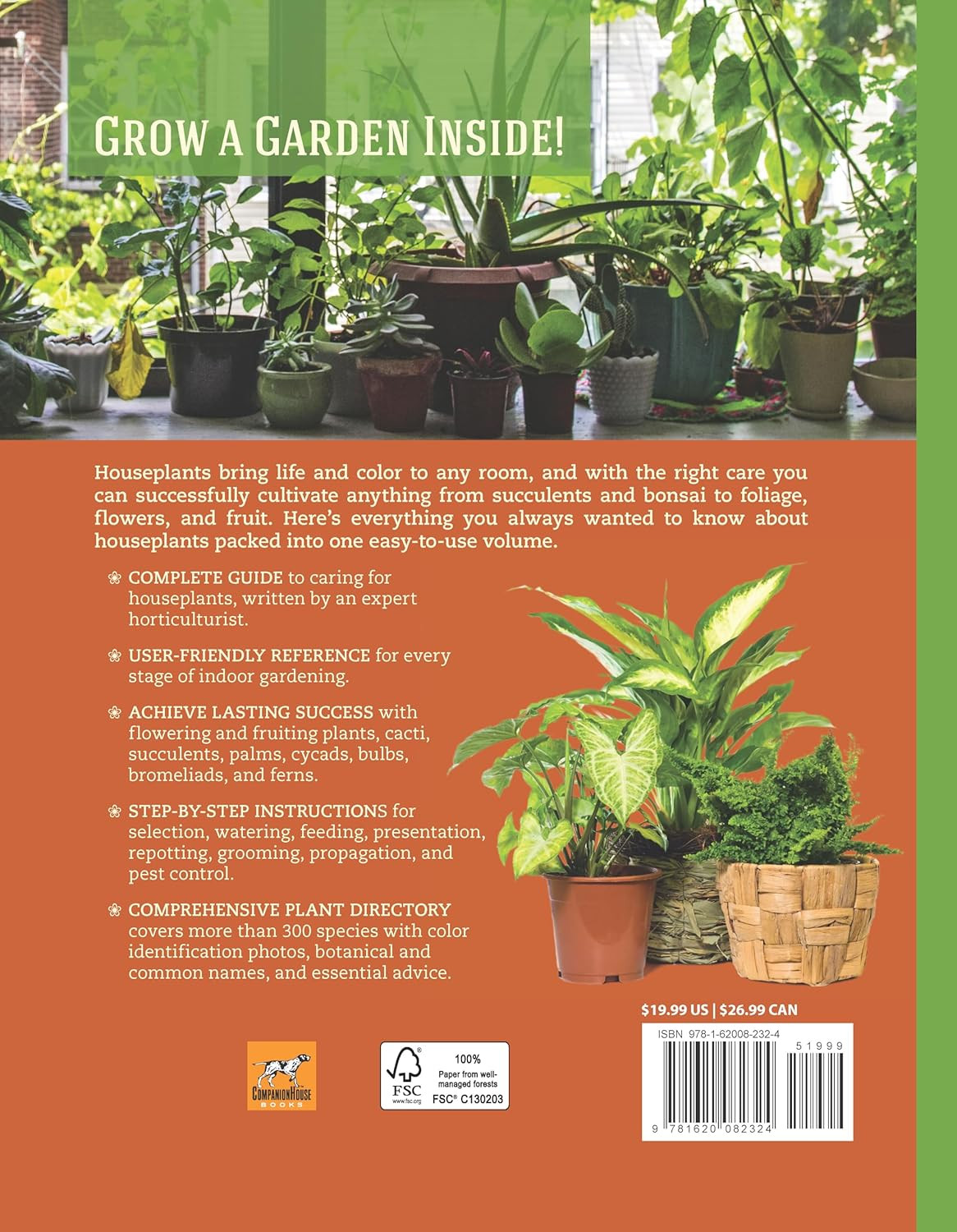 Houseplant Handbook: Basic Growing Techniques and a Directory of 300 Everyday Ho