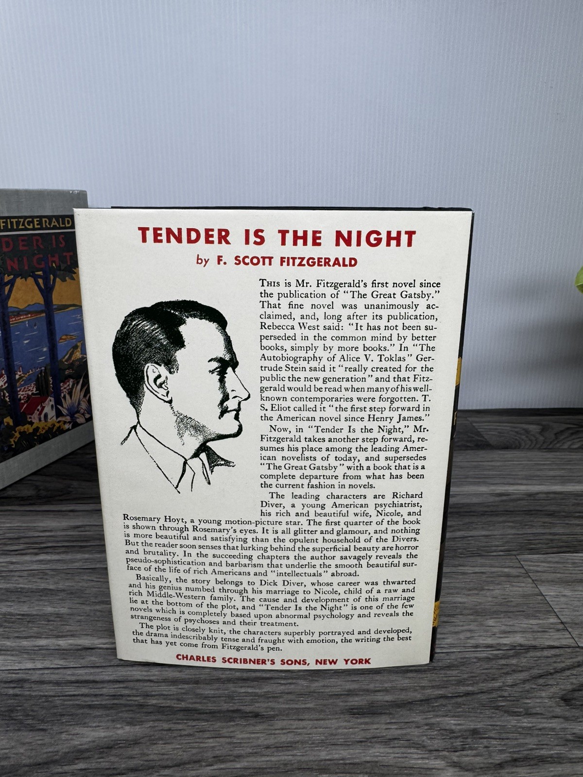 TENDER IS THE NIGHT – FACSIMILE EDITION OF F. SCOTT FITZGERALD’S NOVEL