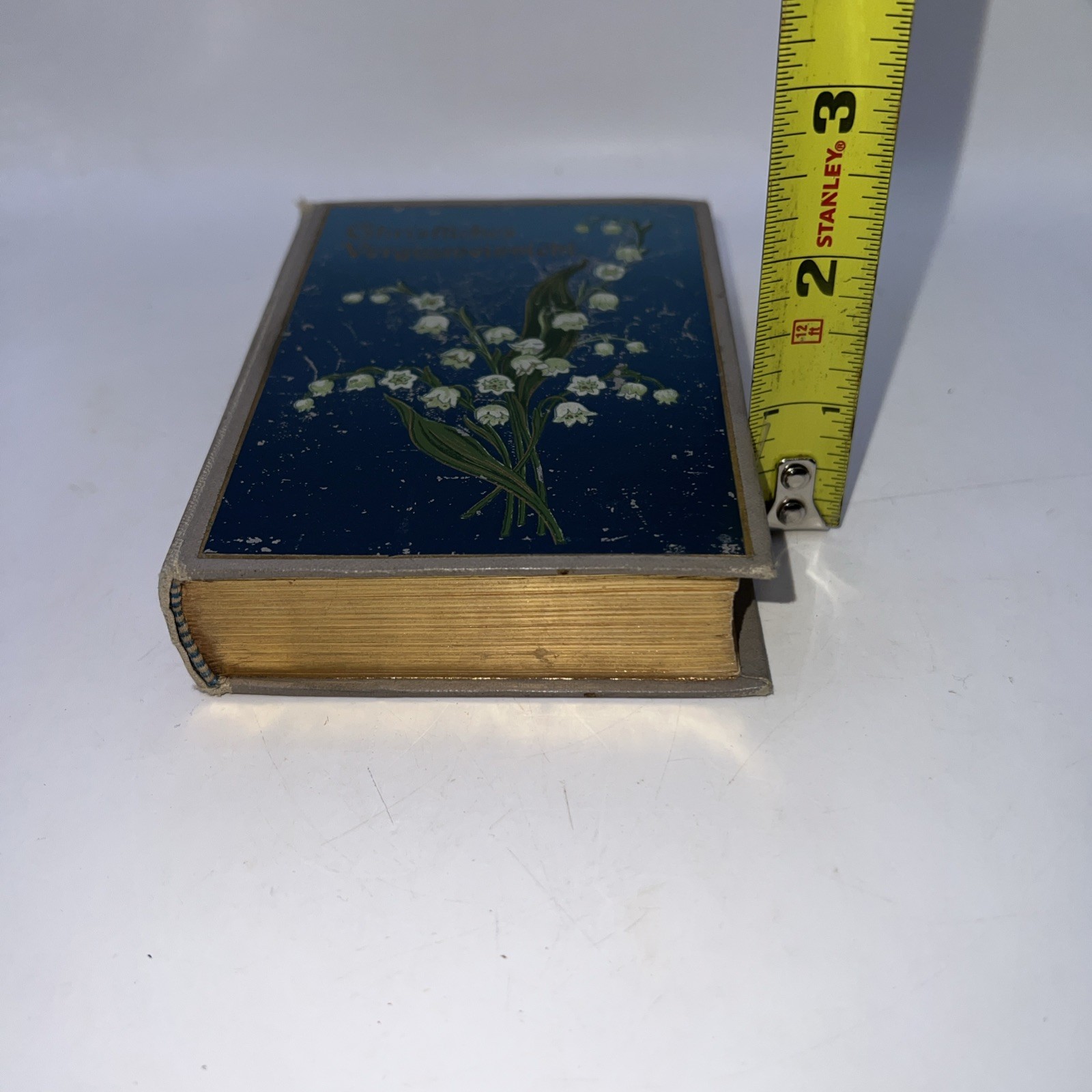 Vintage Forget Me Not German Prayer Book „Christliches Vergissmeinnicht“