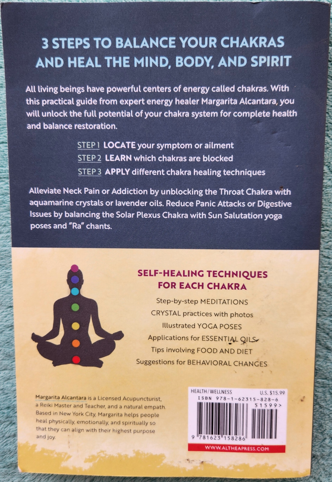 Chakra Healing A Beginner’s Guide By Margarita Alcantara Paperback 190 Pages