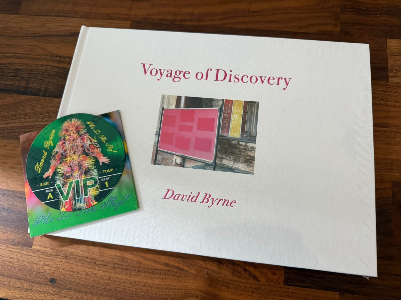 Voyage of Discovery David Byrne book new in shrinkwrap