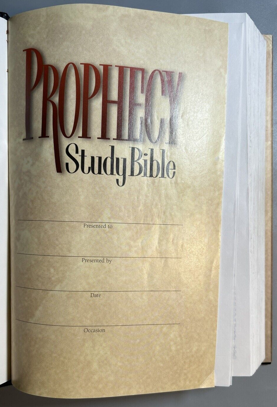 NKJV Prophecy Study Bible Hardcover John Hagee Red Letter G+
