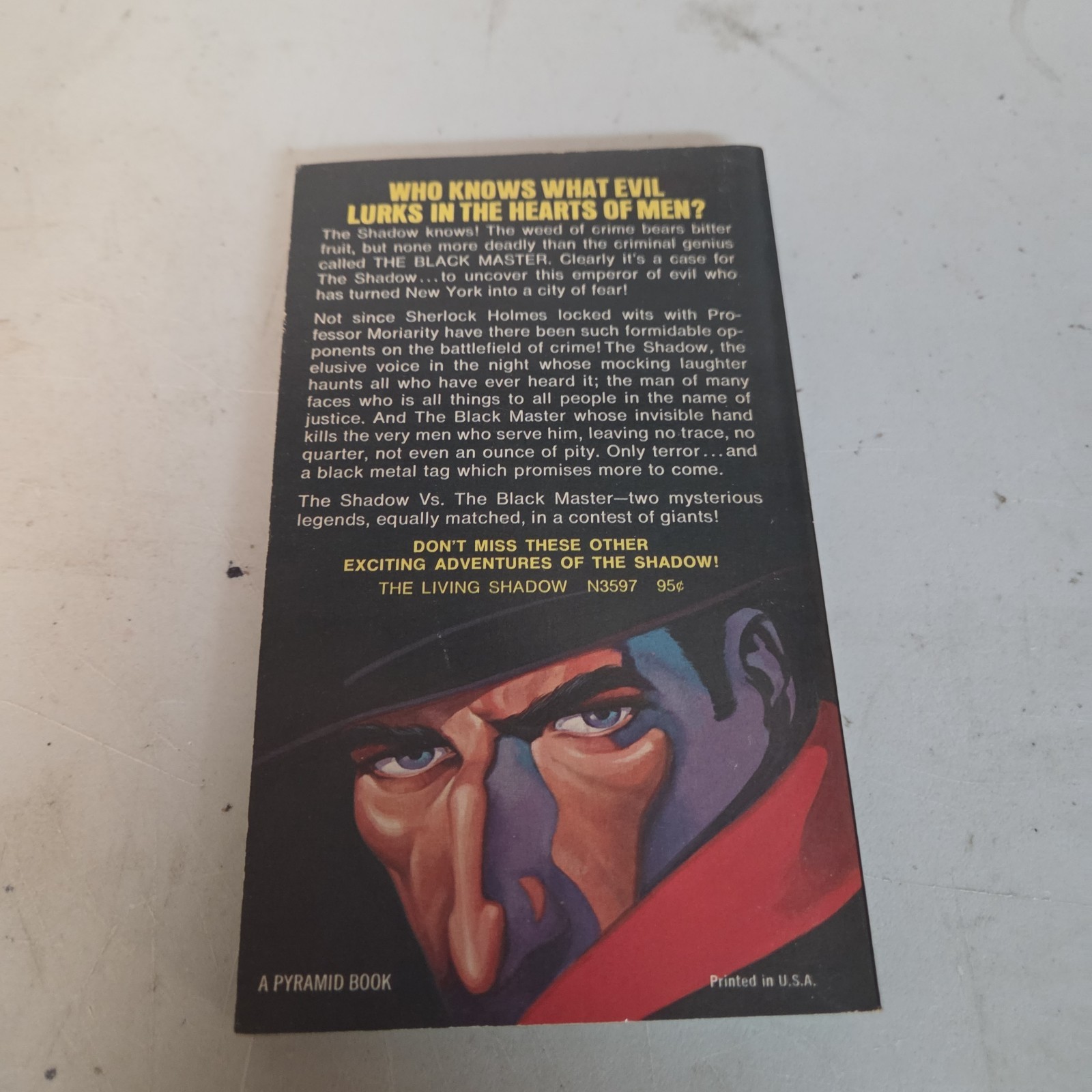 The Shadow: The Master Of Darkness The Black Master #2 Pyramid Books 1974