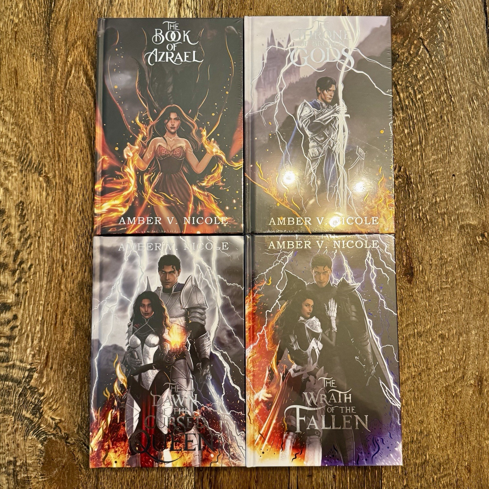 Gods and Monsters Series by Amber V Nicole (Moonlight Book Box Special Editions)