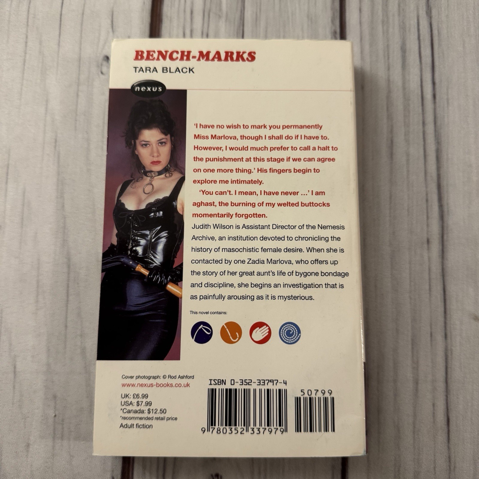 Bench Marks Tara Black Smut Adult BDSM Erotic Sleaze Nexus 2003 PB