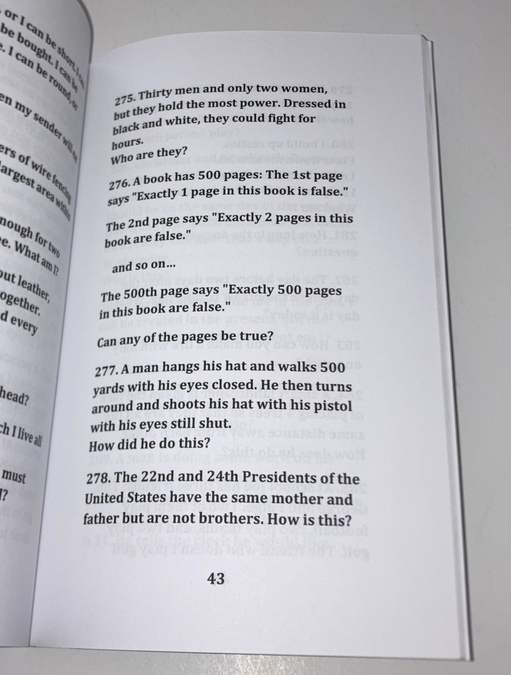 Difficult Riddles For Smart Kids By M Prefontaine
