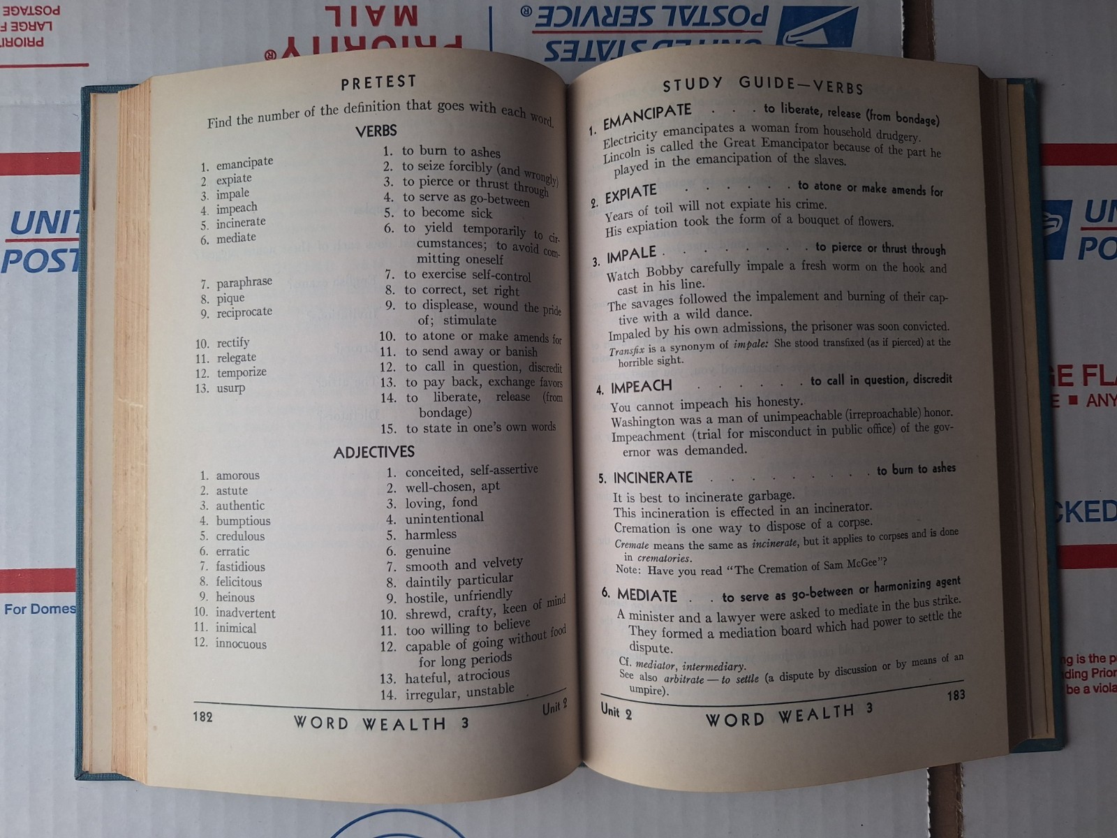Word Wealth HC Ward S. Miller Henry Holt 1939 Vocabulary Textbook